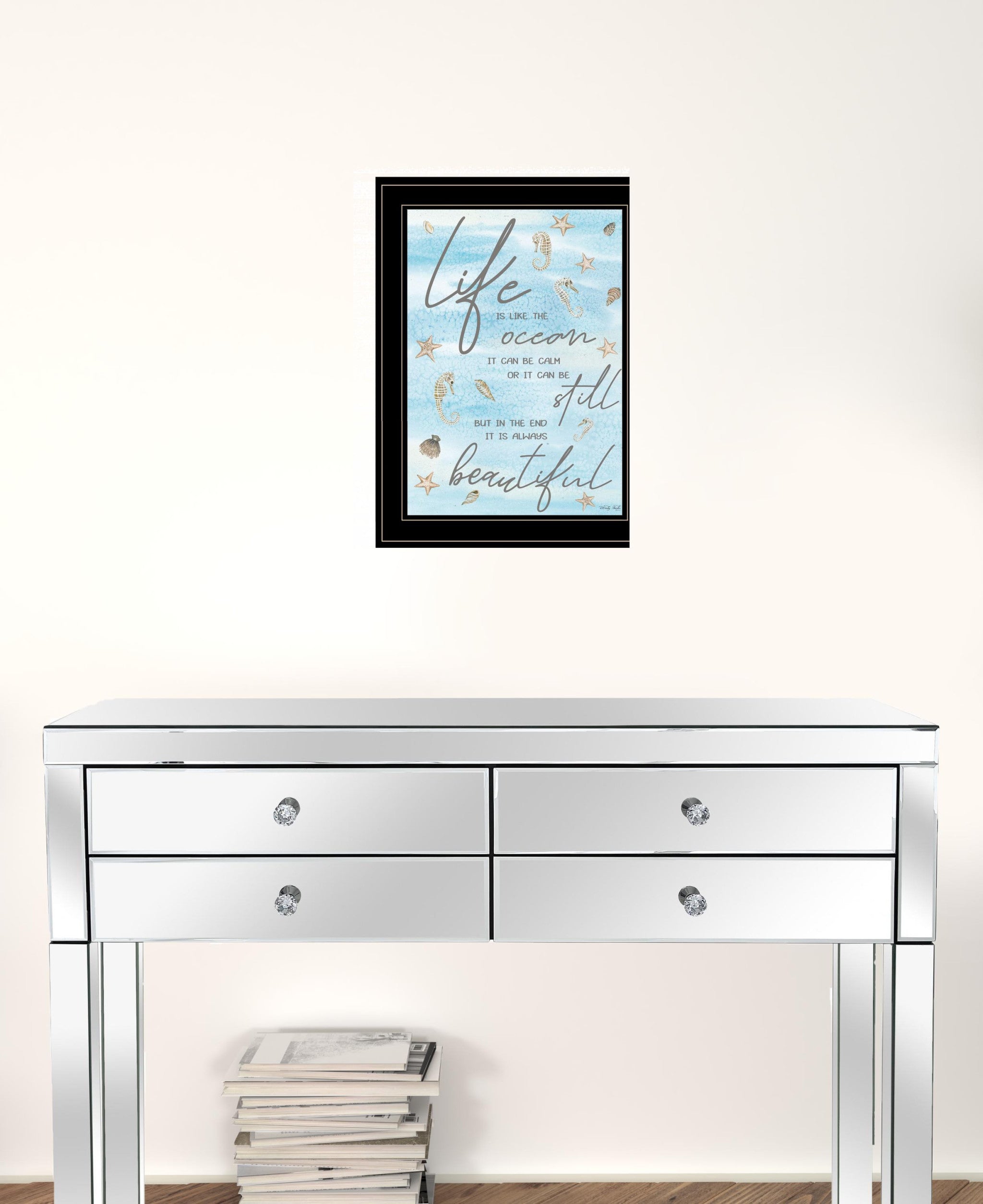 Life Is Like 3 Black Framed Print Wall Art