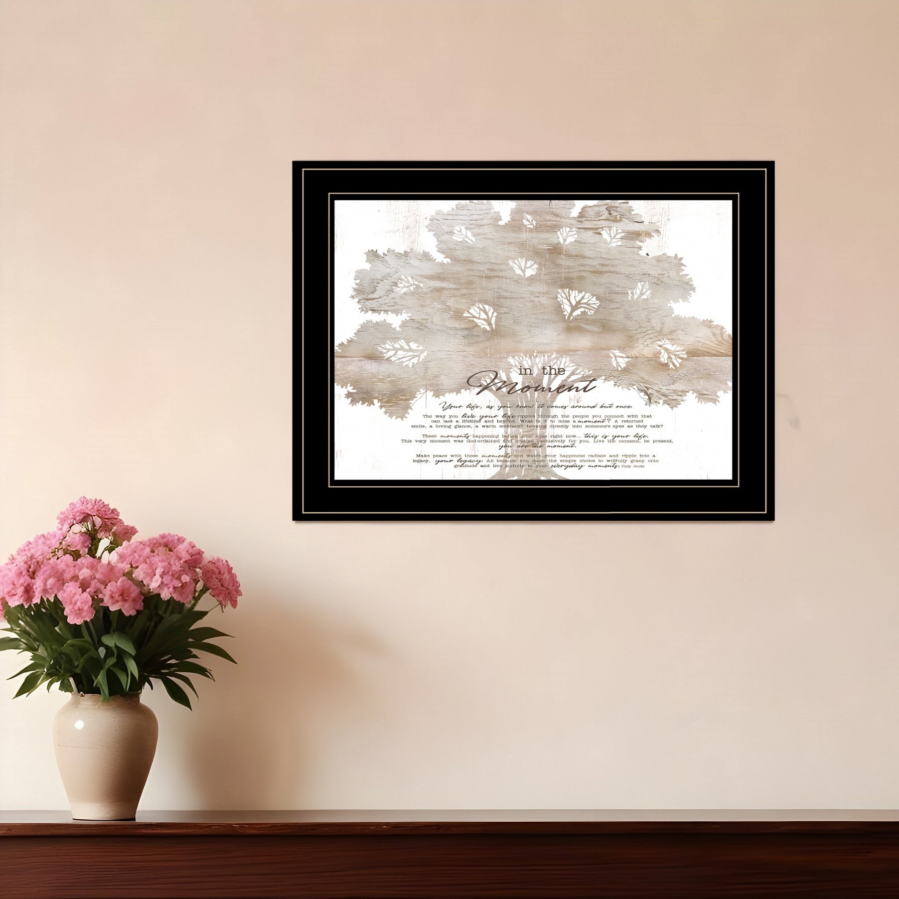 In the Moment 3 Black Framed Print Wall Art