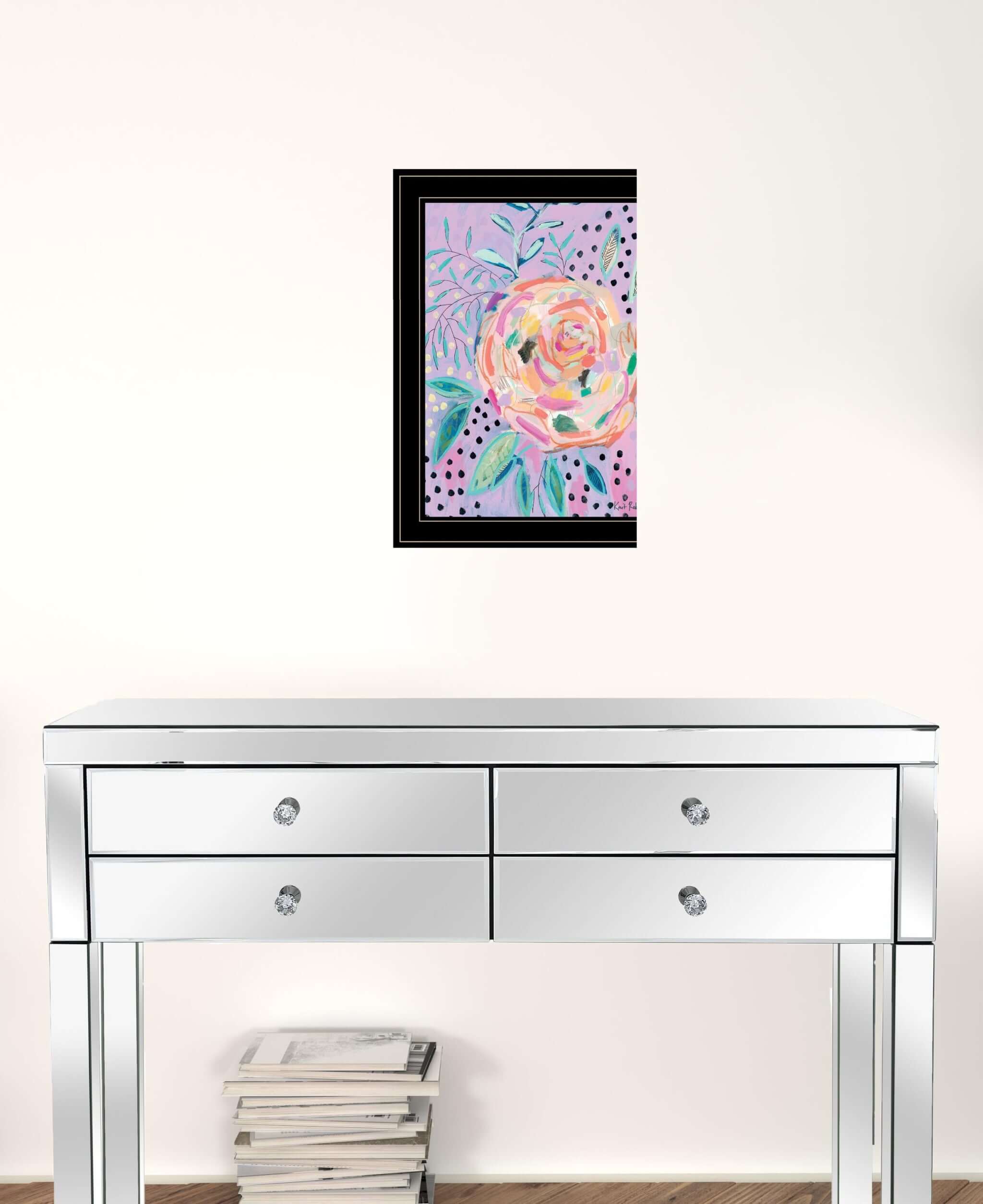 Master The Chaos 2 Black Framed Print Wall Art