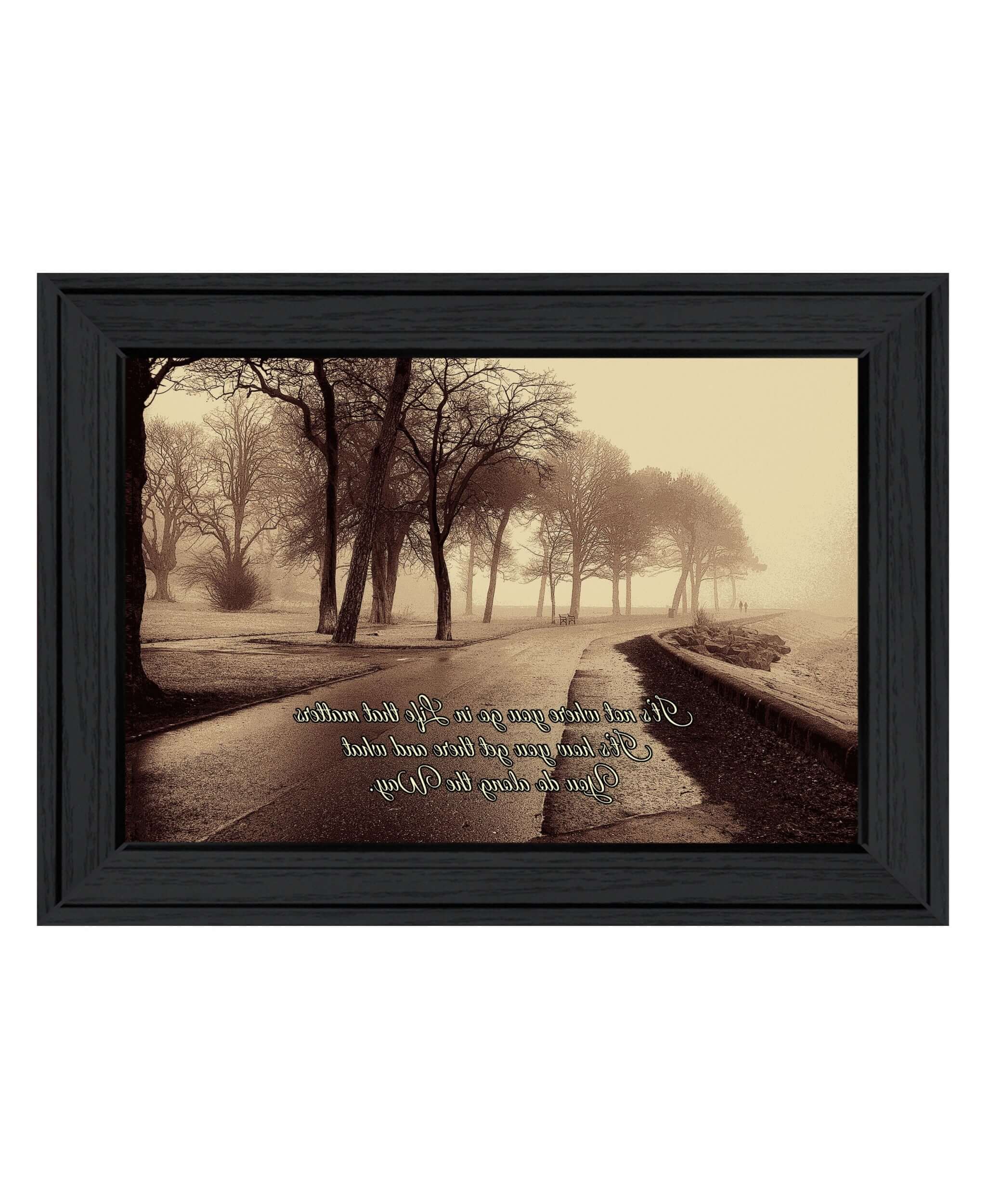 What Really Matters Black Framed Print Sentiment Wall Art