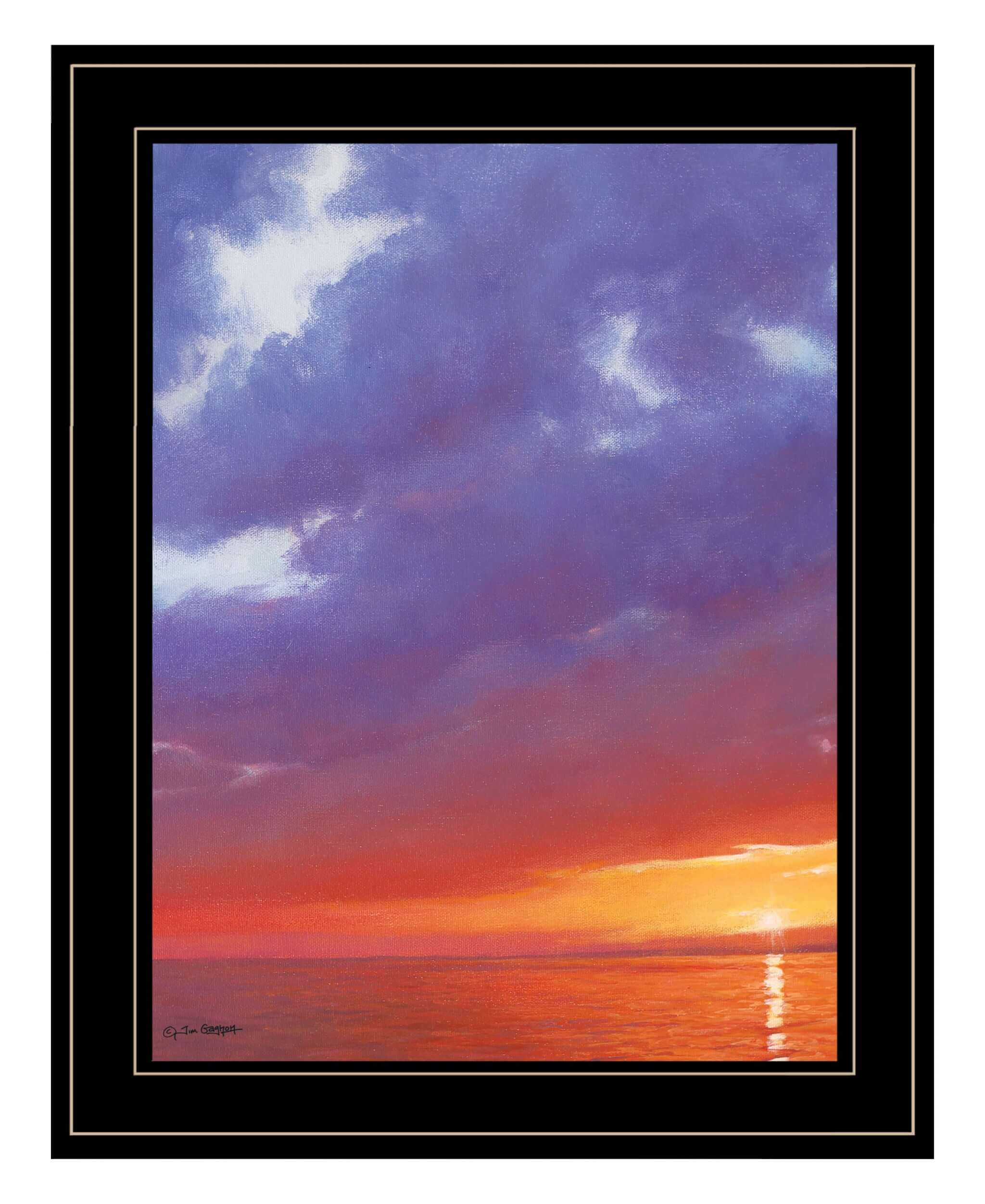 Certain Glow 3 Black Framed Print Wall Art