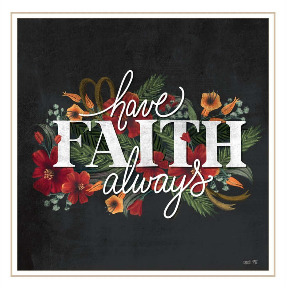 Set Of Two Cherish And Have Faith 3 White Framed Print Wall Art