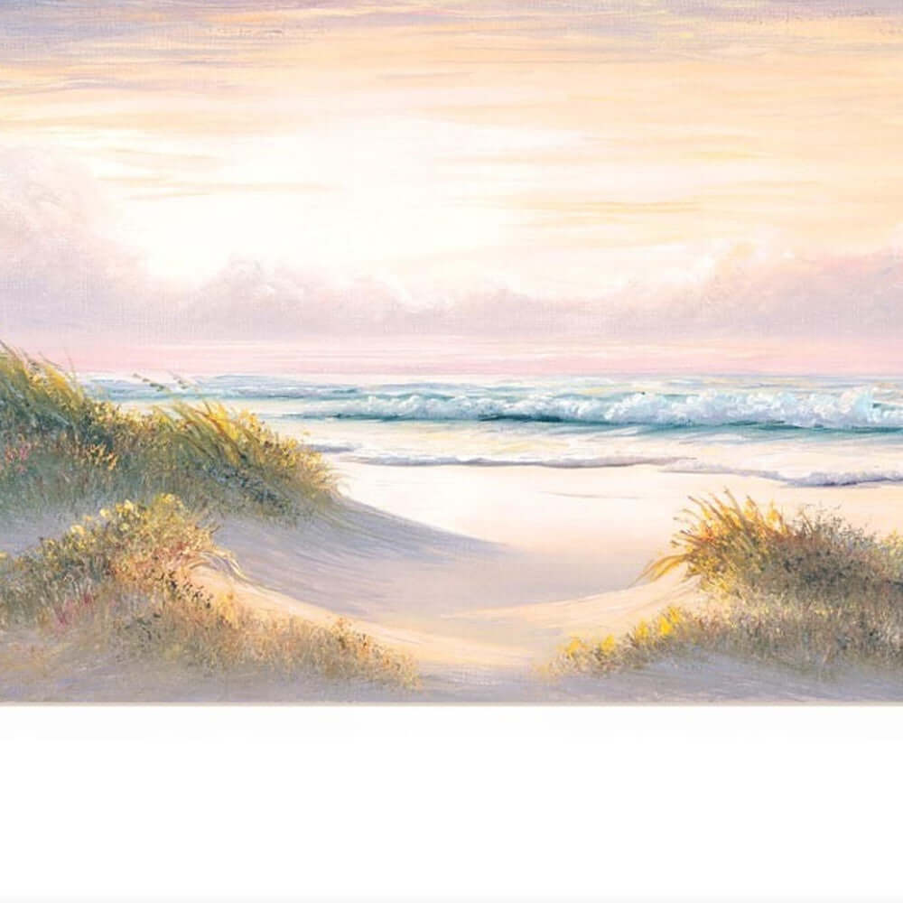 Seascape II 1 White Framed Print Wall Art