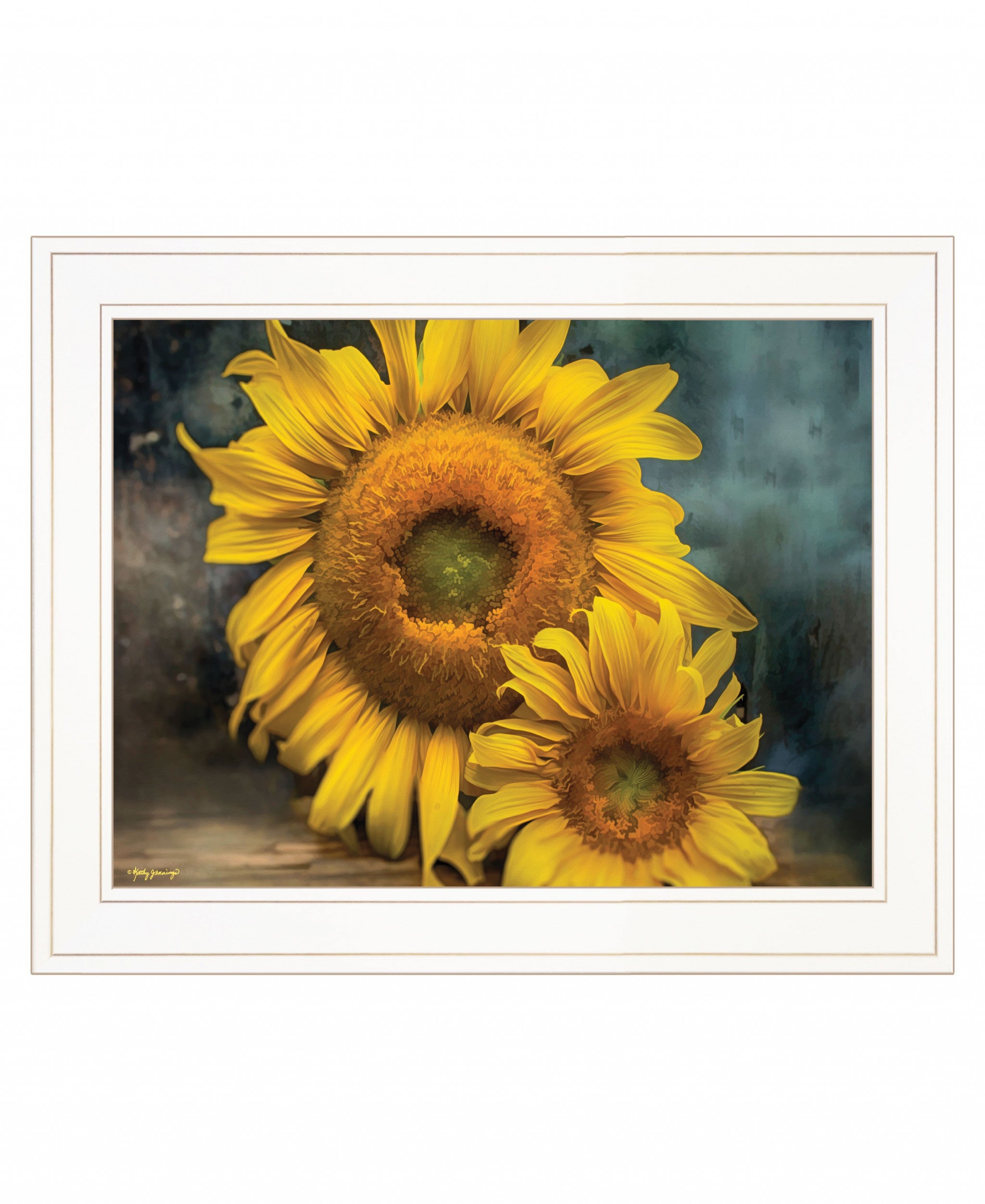 Floral Beauty II 1 White Framed Print Wall Art