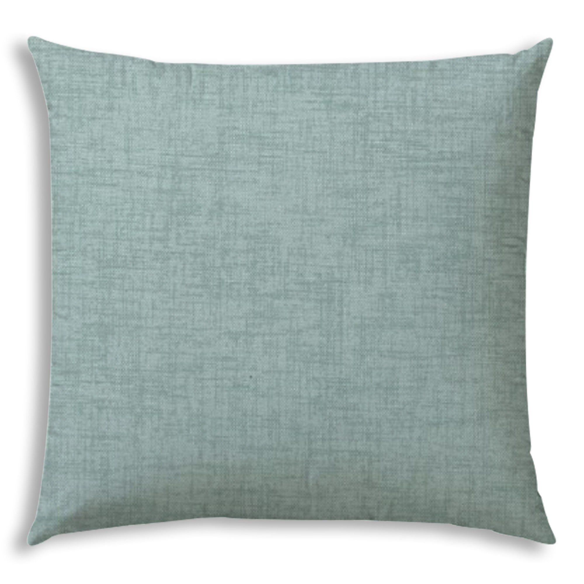 17" X 17" Seafoam Blown Seam Solid Color Lumbar Indoor Outdoor Pillow