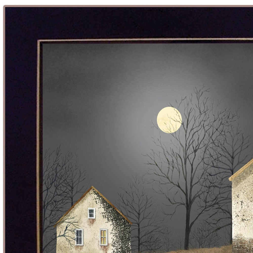 Still of the Night 1 Black Framed Print Wall Art