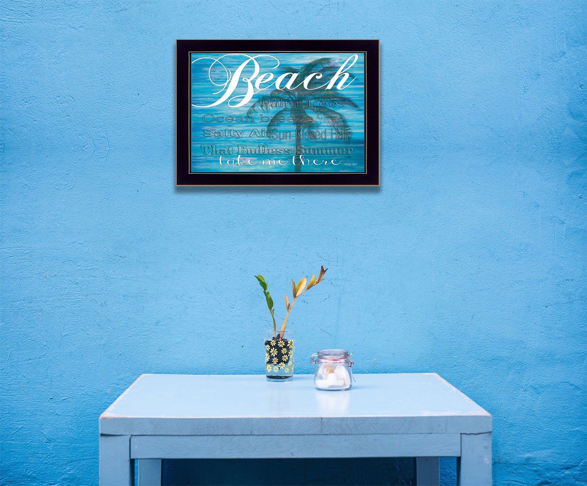 Take Me There 1 Black Framed Print Wall Art