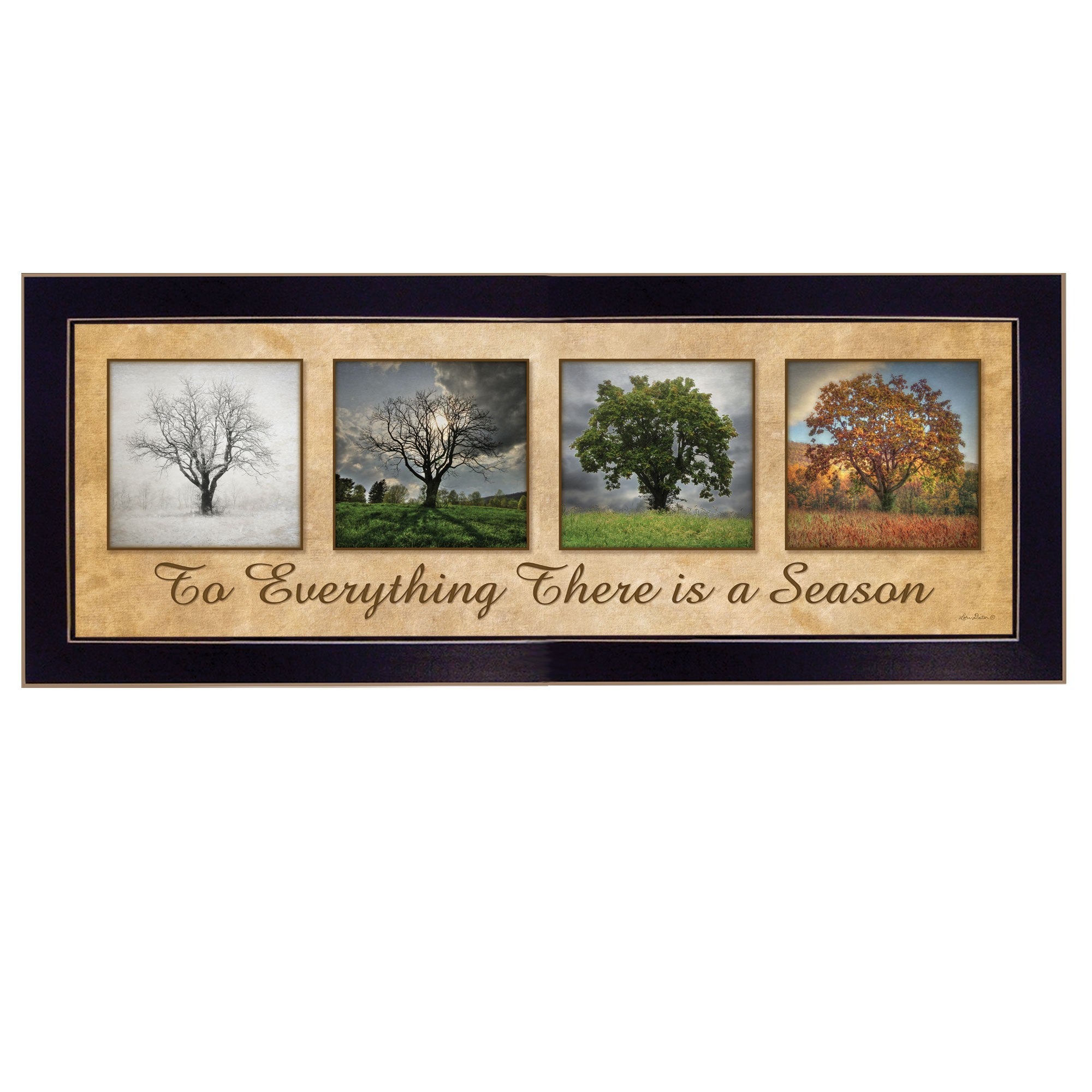 There is a Season Black Framed Print Wall Art