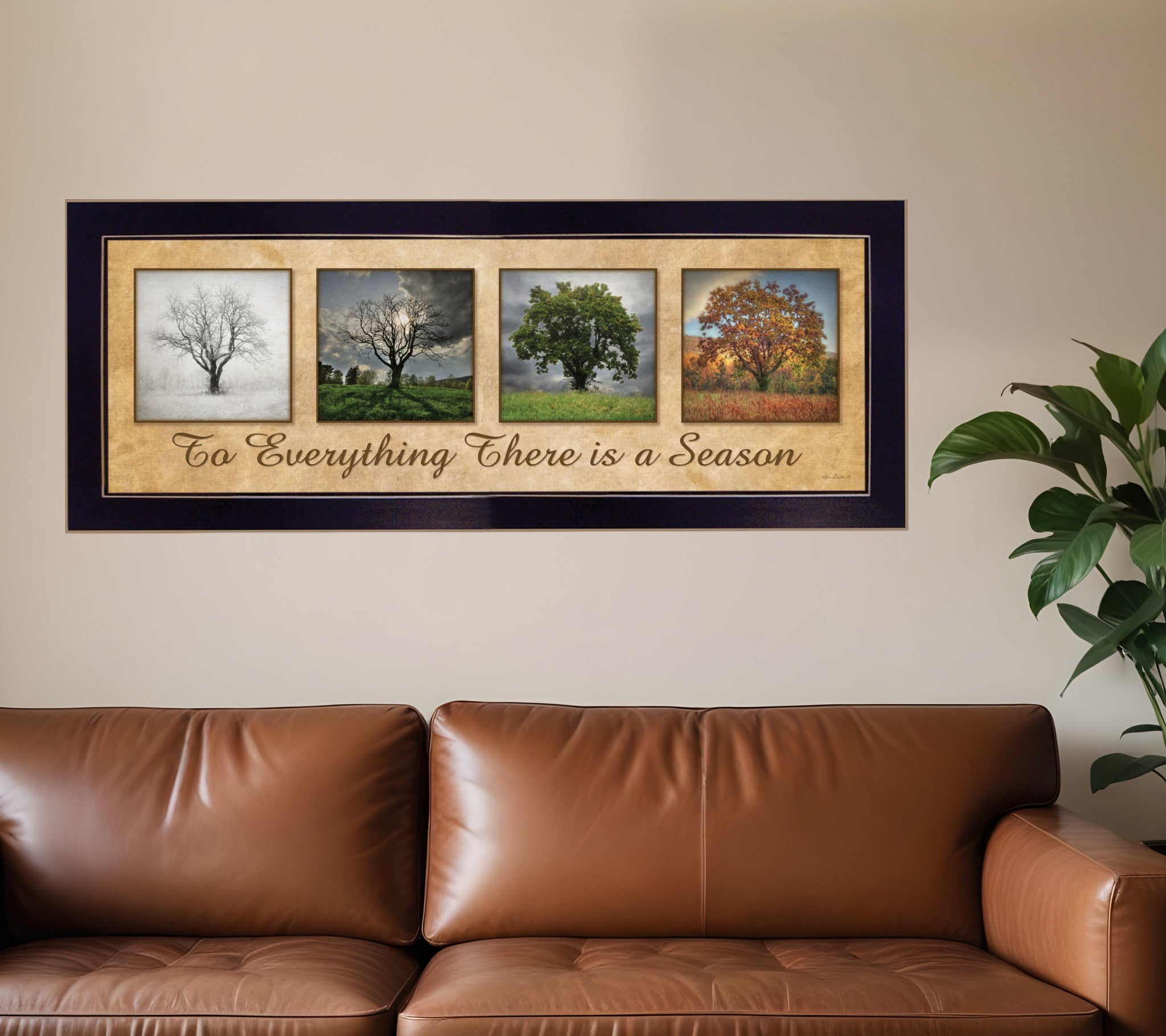 There is a Season Black Framed Print Wall Art