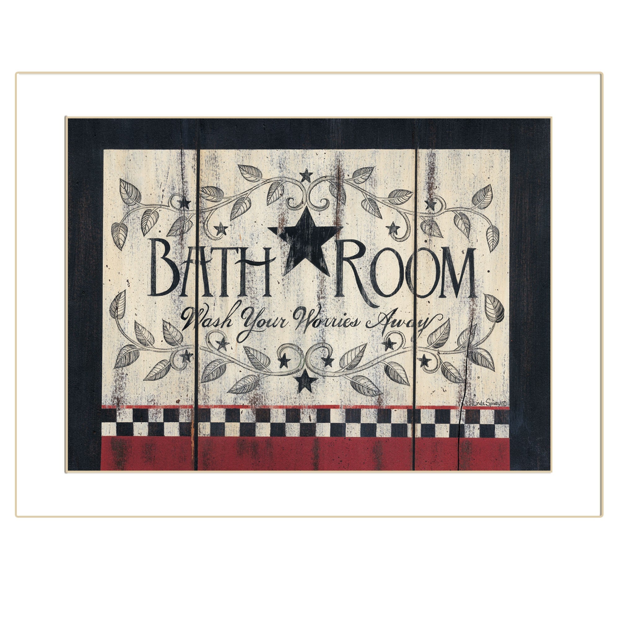 Bathroom 7 White Framed Print Bathroom Wall Art