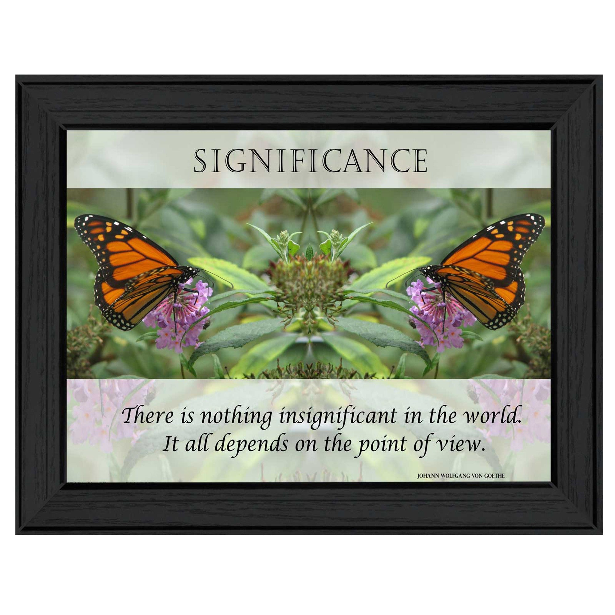 Significance 1 Black Framed Print Wall Art