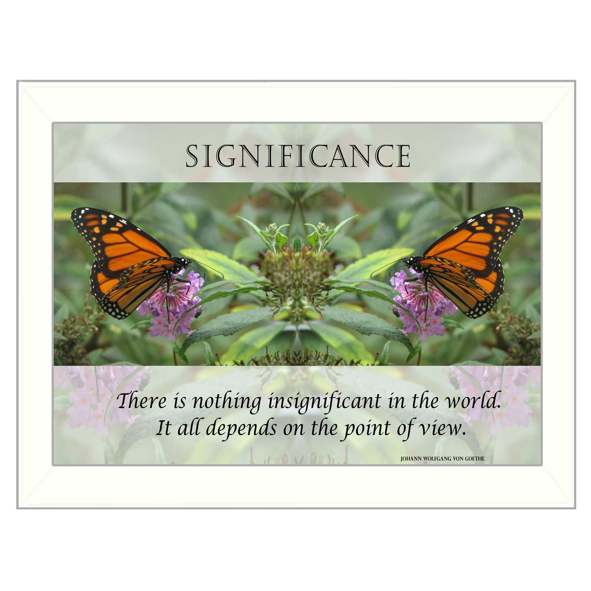 Significance 2 White Framed Print Wall Art