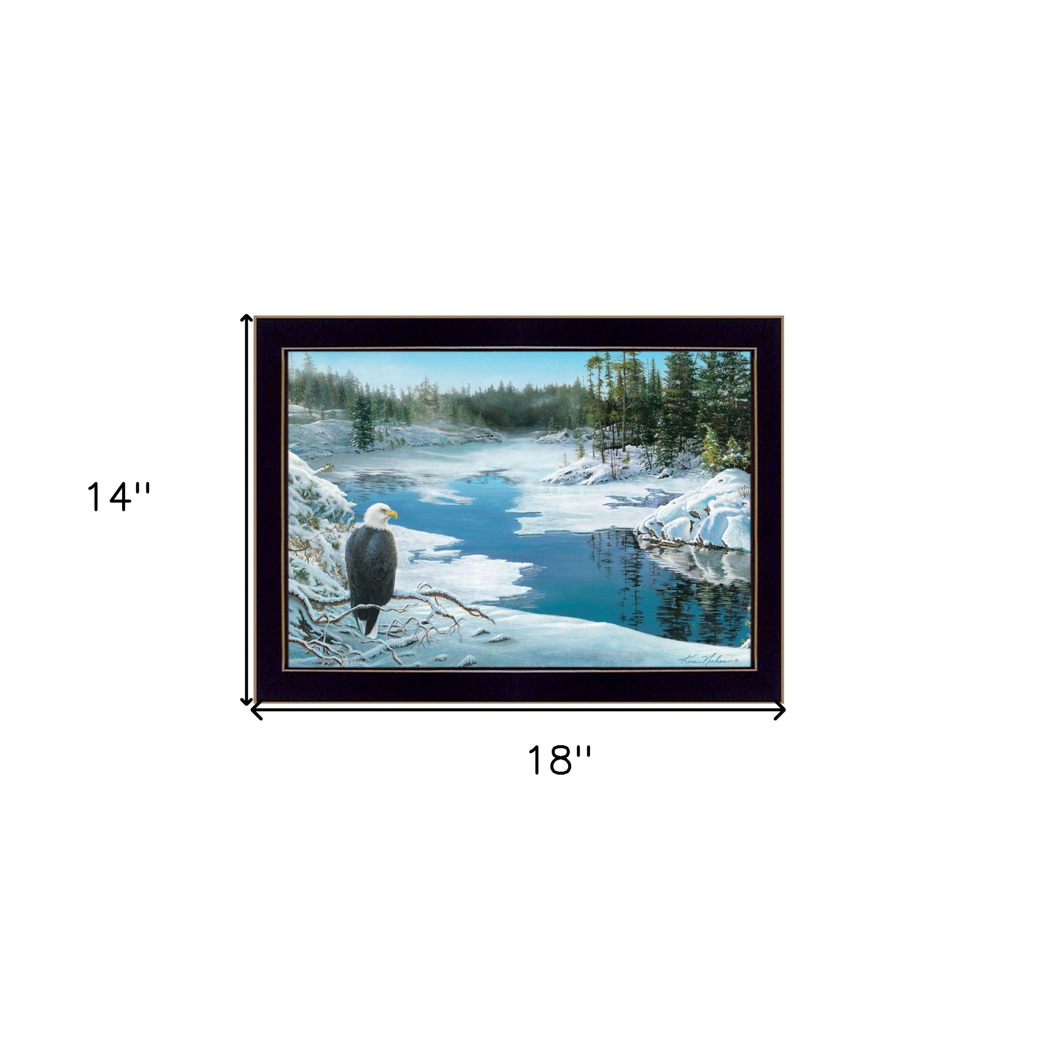 The Lookout 1 Black Framed Print Wall Art