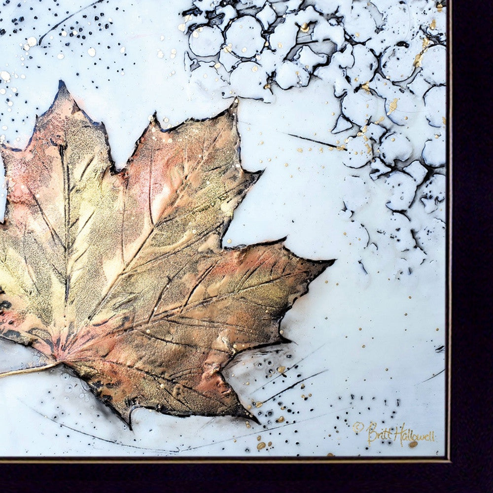 Channeling Fall 1 Black Framed Print Wall Art