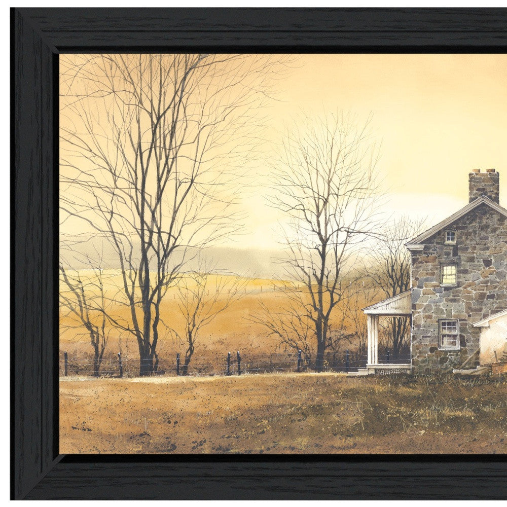 Rising Early 1 Black Framed Print Wall Art