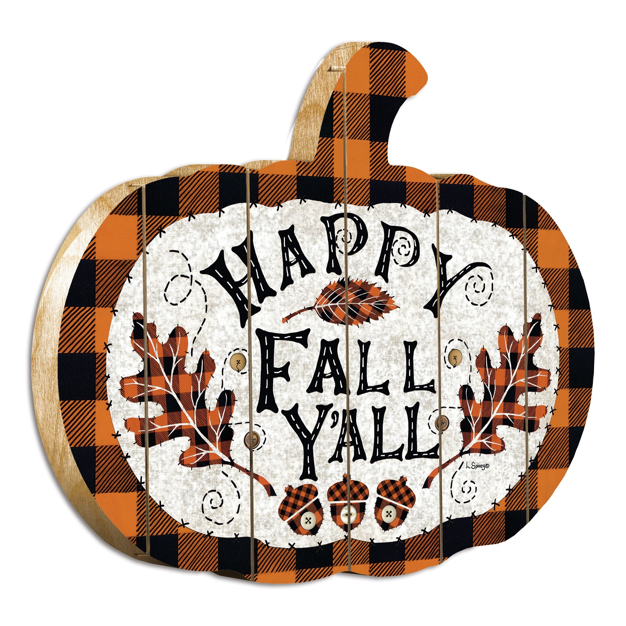 Happy Fall YAll Unframed Print Wall Art