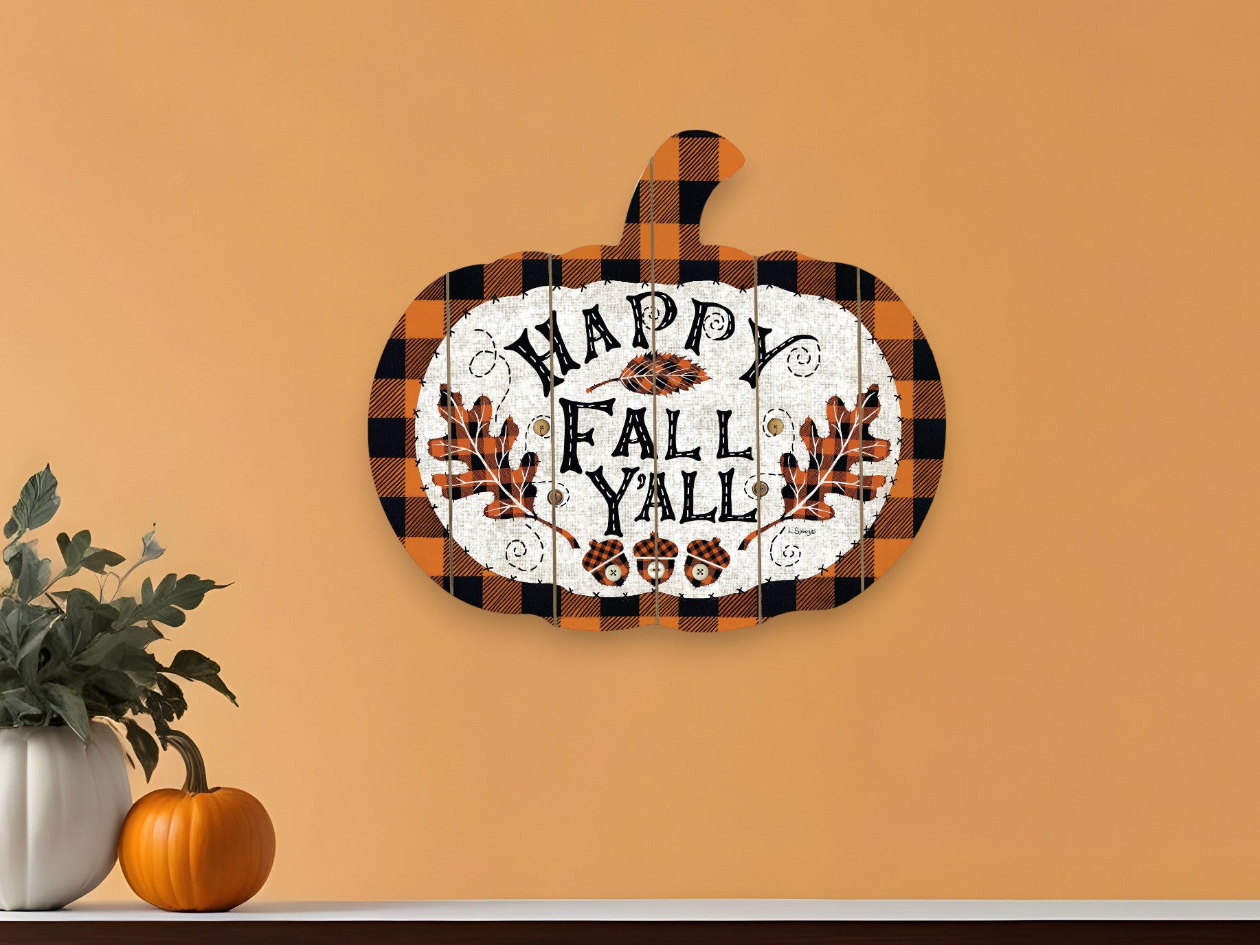 Happy Fall YAll Unframed Print Wall Art