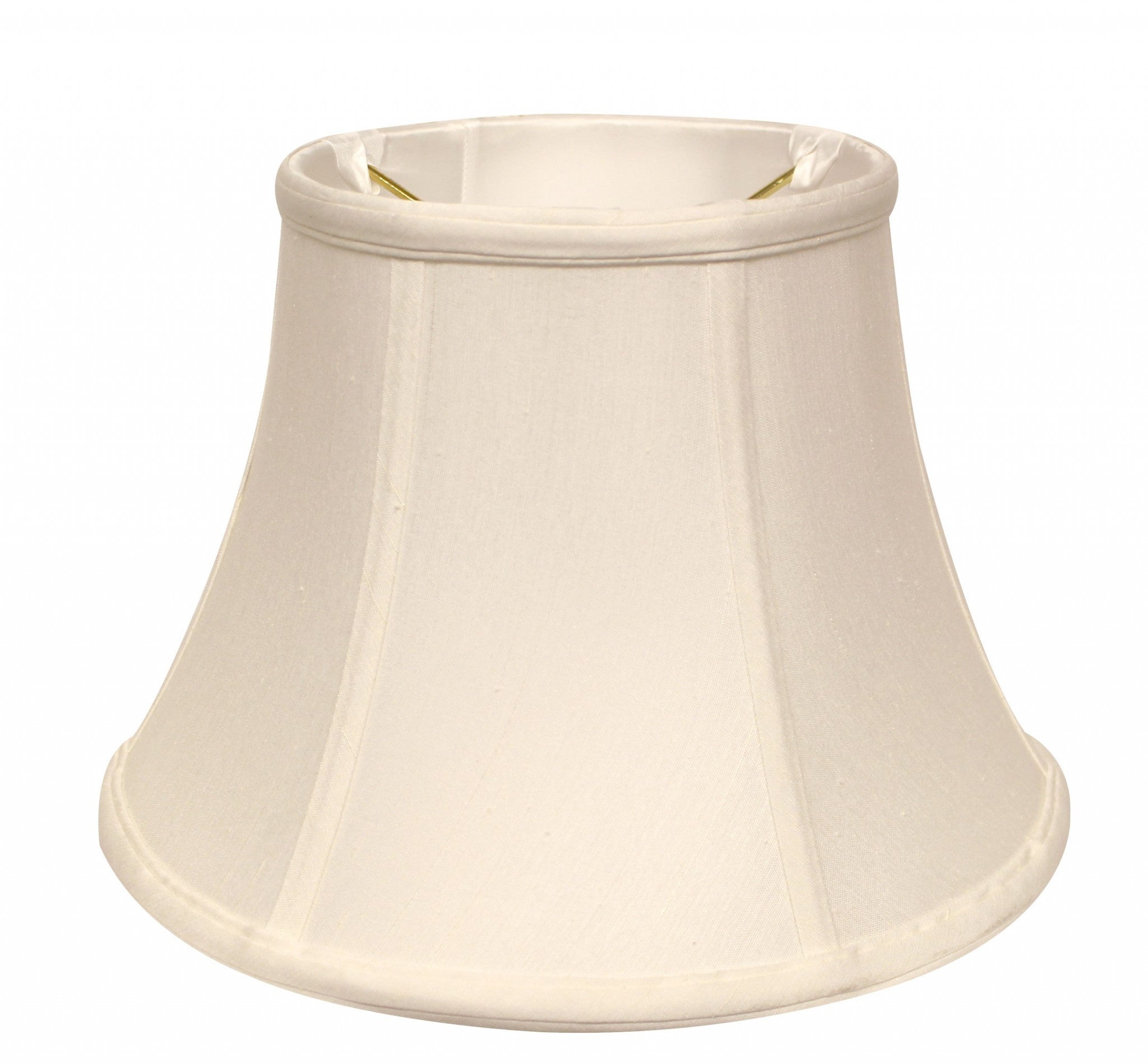 15" White Drum Monay Shantung Lampshade