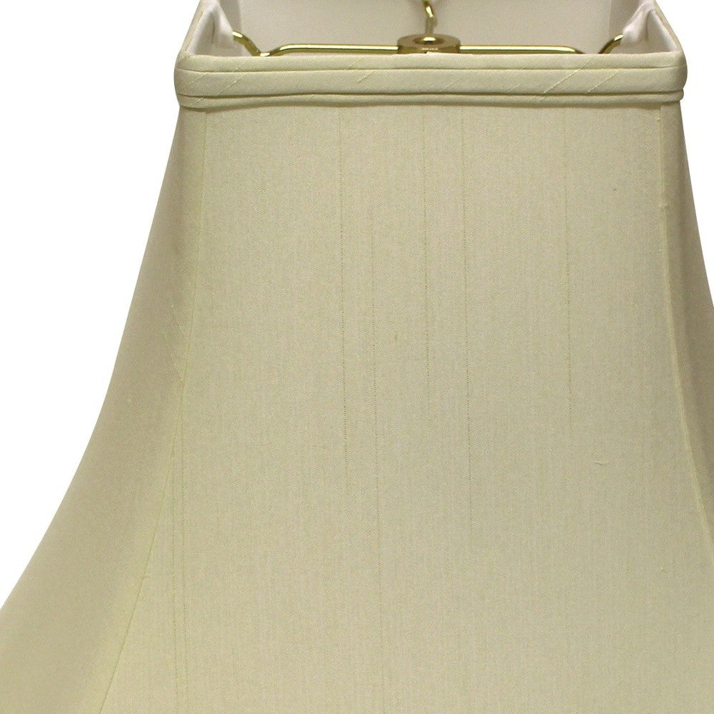 14" Ivory Premium Square Monay Shantung Lampshade