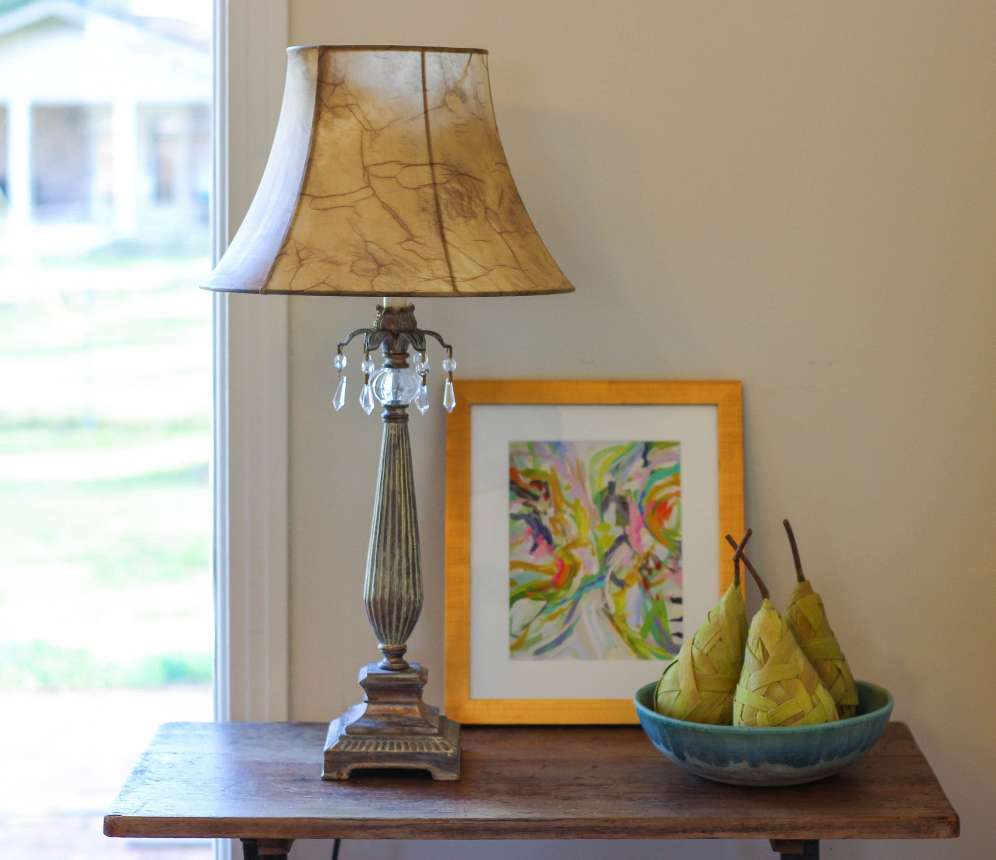 14" Antique Parchment Slanted Softback Lampshade