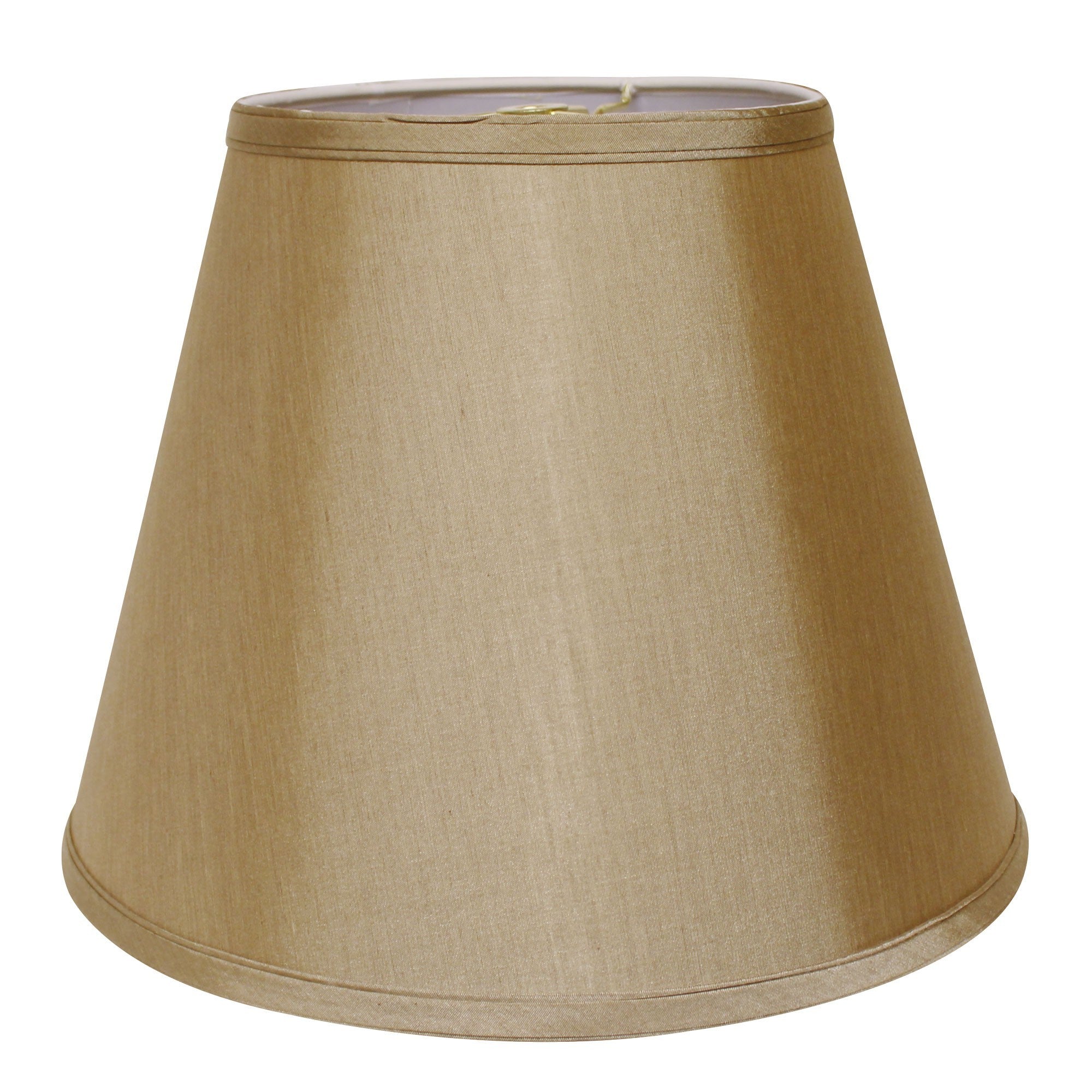 16" Pale Brown Empire Deep Slanted No Slub Lampshade