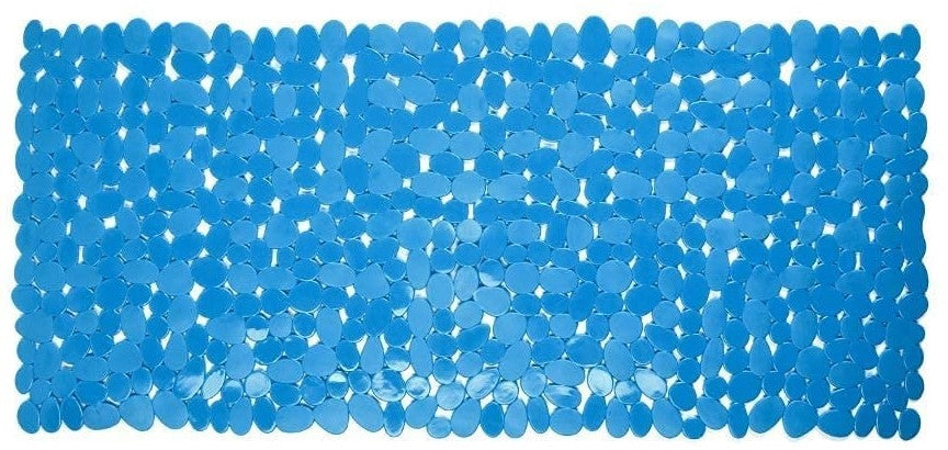 35" Blue Spa Pebbles Non Slip Bathtub Mat