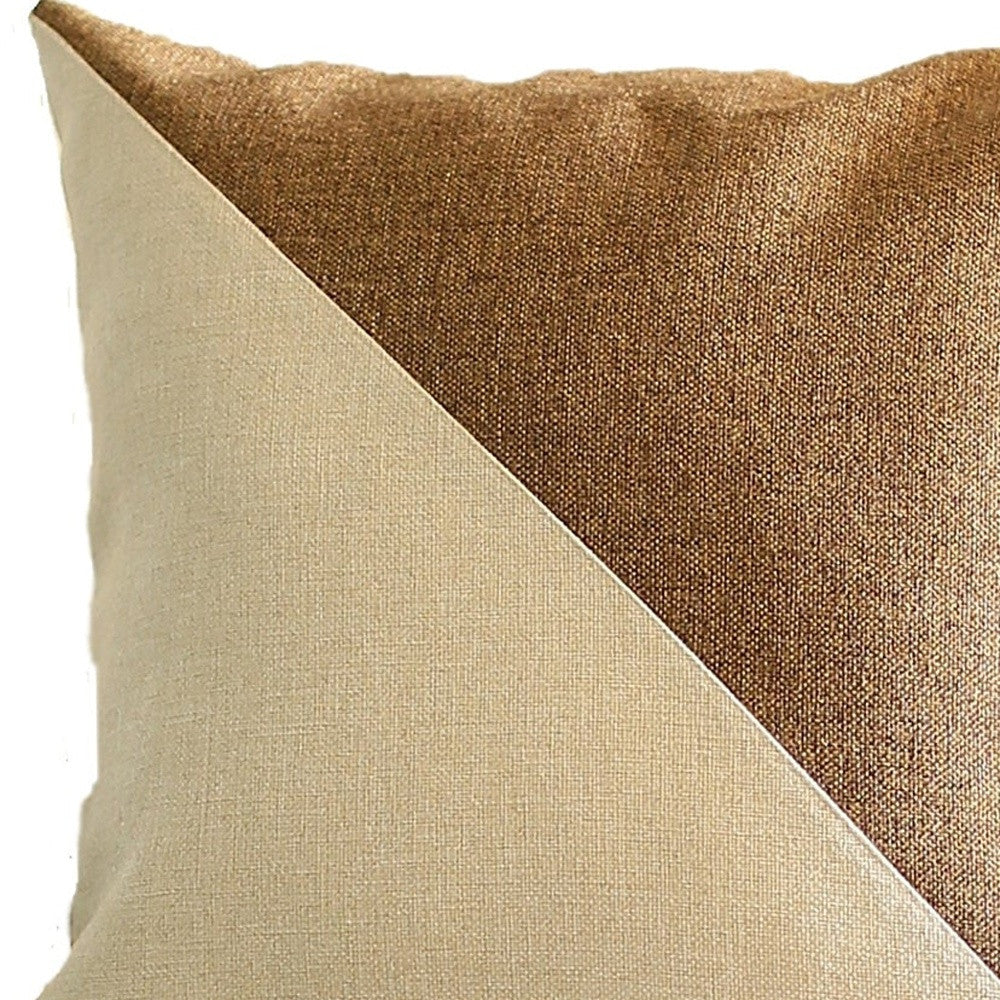 Set Of Two 18" X 18" Polyester Zippered Pillow