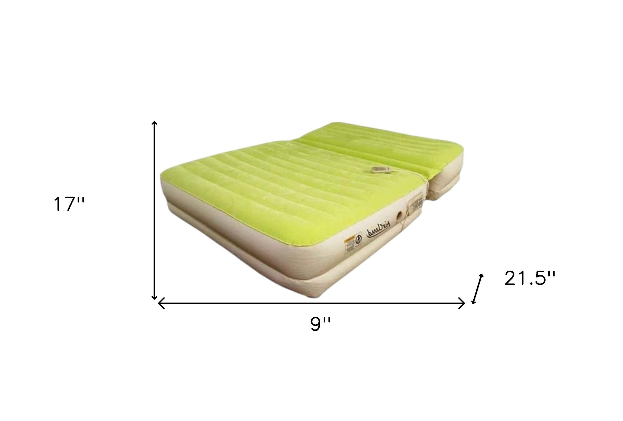 Incline Adjustable Moss Green Inflatable King Size Mattress