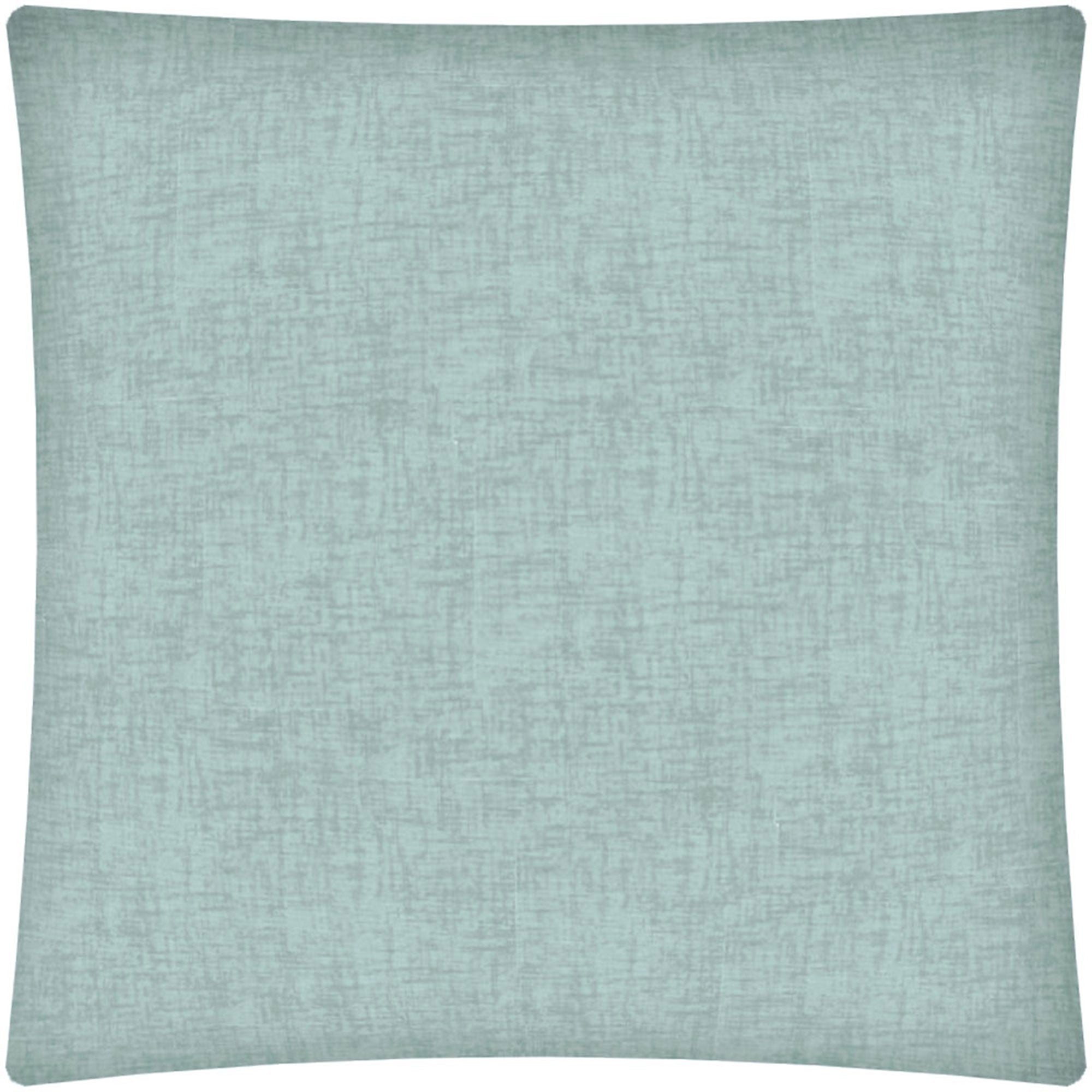 17" Aqua Indoor Outdoor Throw Pillow Cover