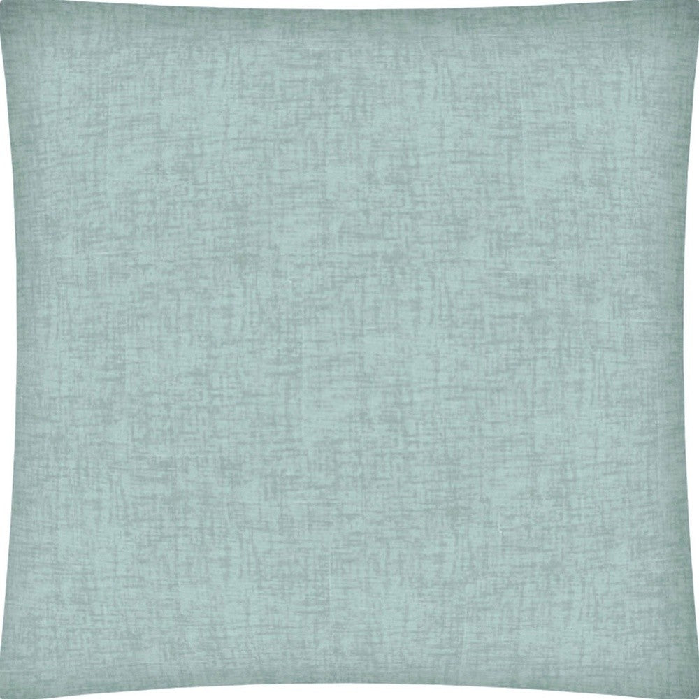 17" Aqua Indoor Outdoor Throw Pillow Cover