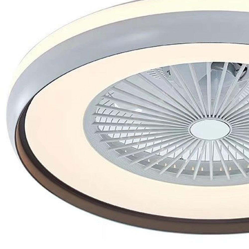 Minimalist LED Light With Ceiling Fan