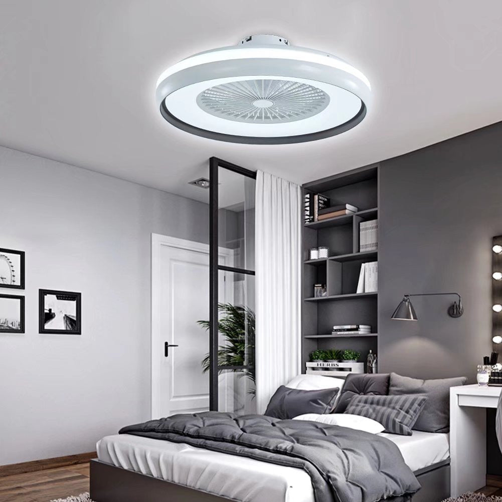 Minimalist LED Light With Ceiling Fan