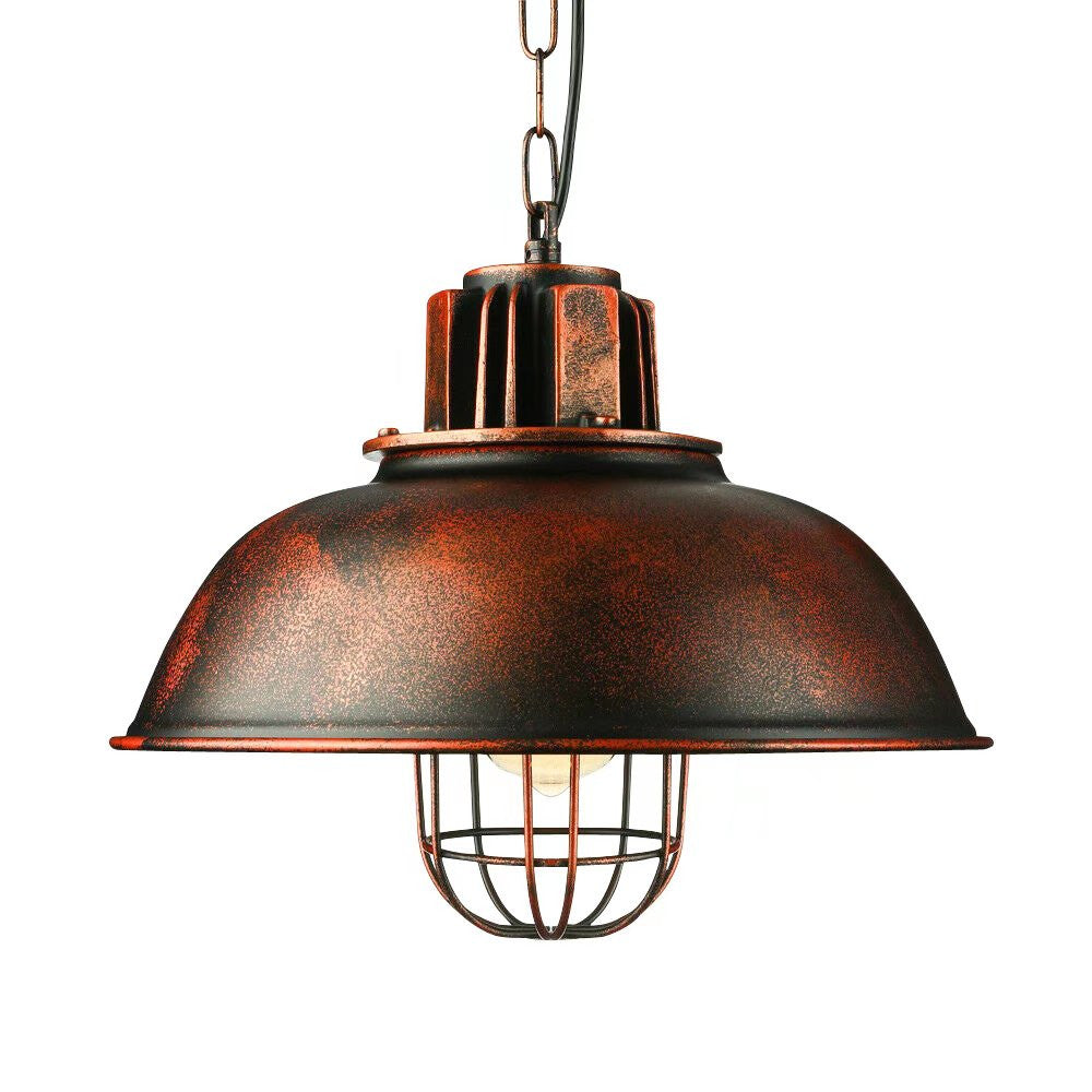 Industrial Retro Vintage Bronze Metal Pendant Lamp