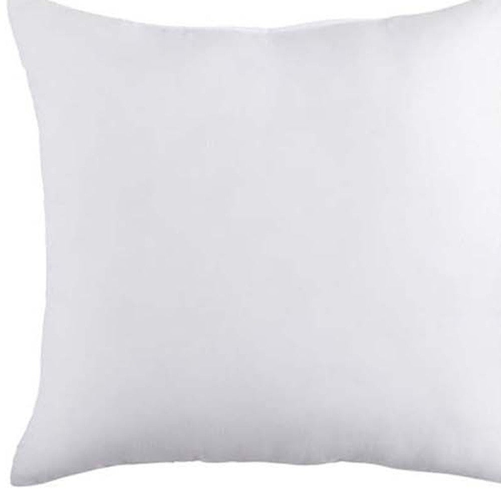 Set Of Two 20" X 20" White 100% Cotton Blown Seam Pillow Insert