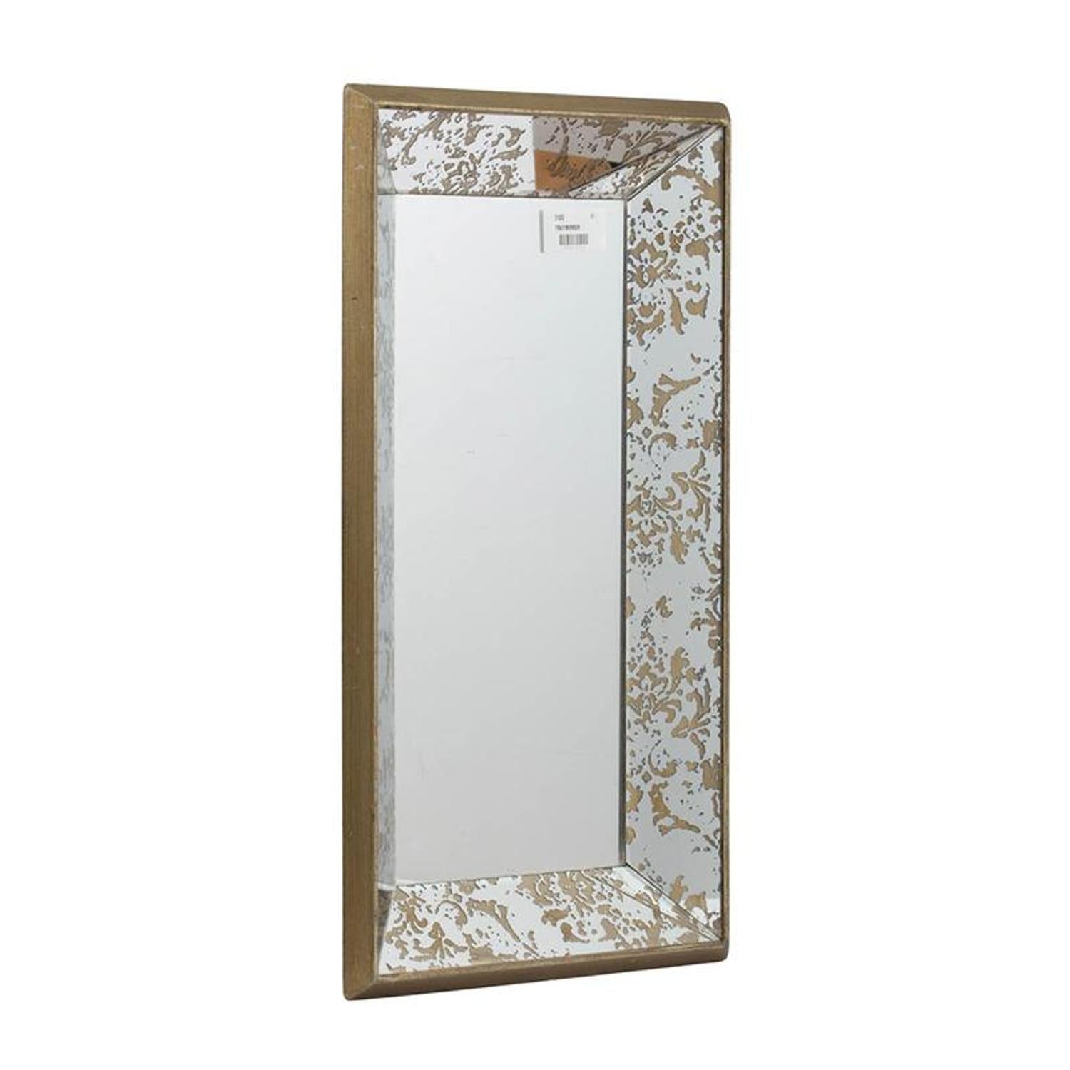 Silver Rectangle Accent Glass Mirror