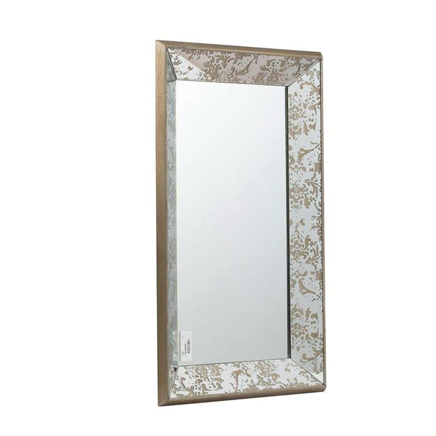 Silver Rectangle Accent Glass Mirror