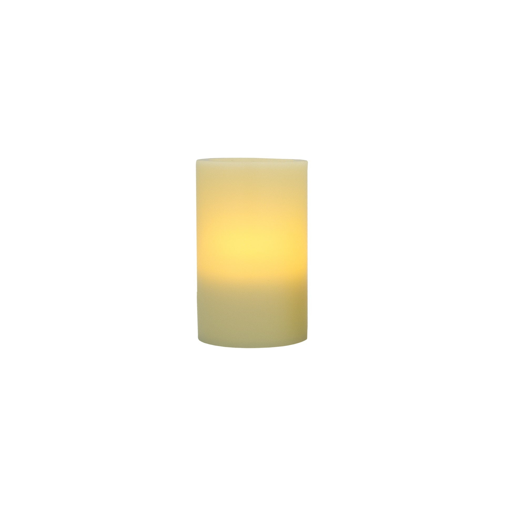 6" Ivory Flameless Pillar Candle