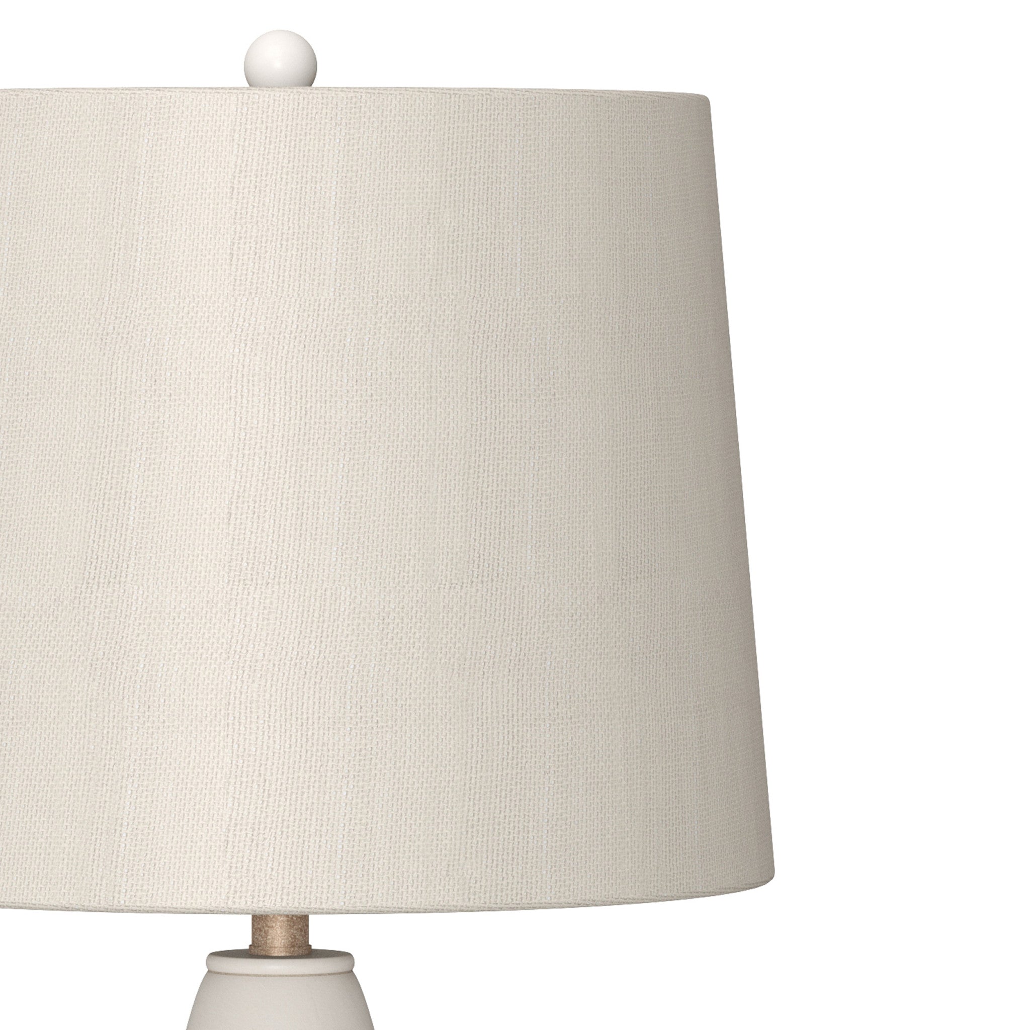 Set of Two 27" Natural White and Blue Novelty Table Lamp Coastal With Off White Empire Shade