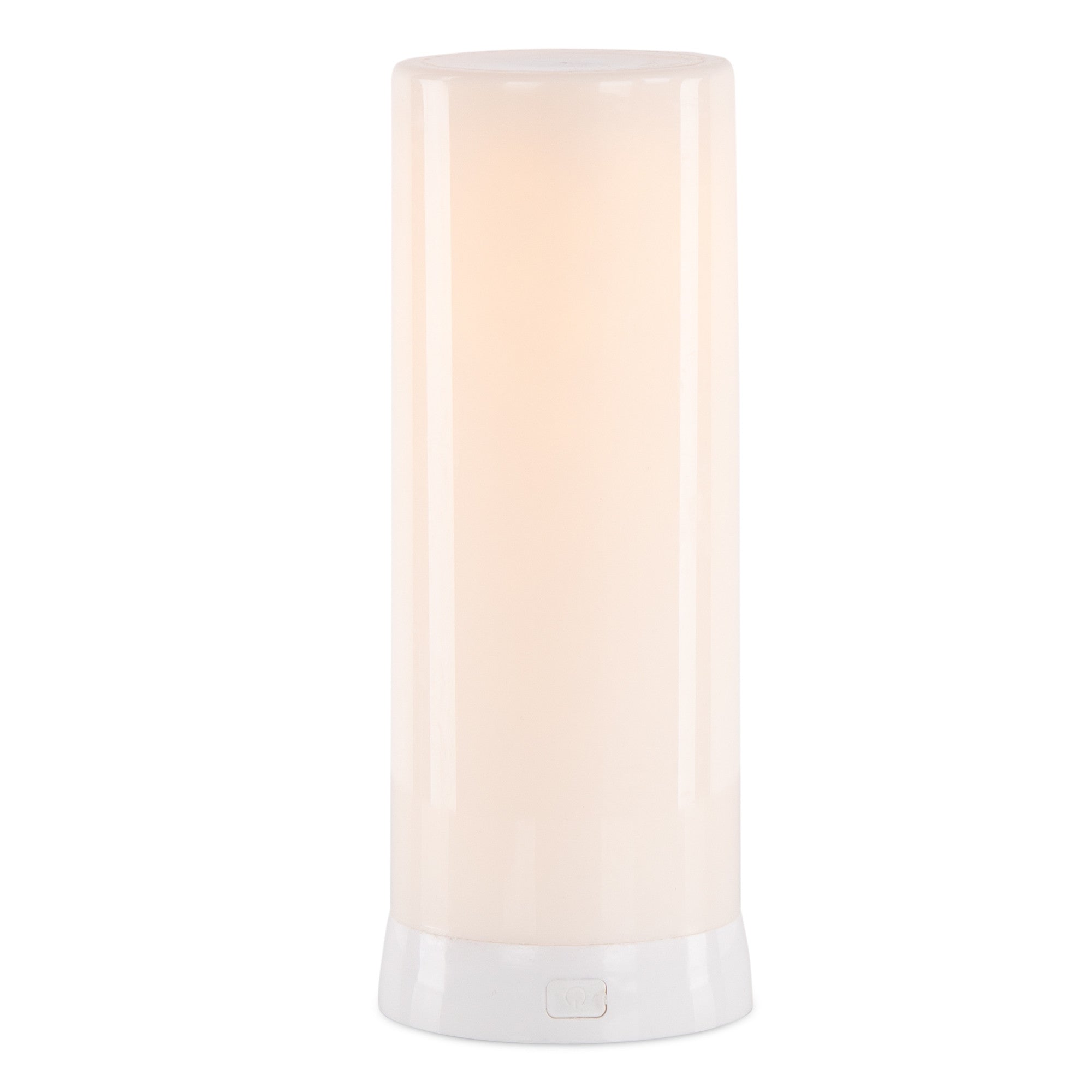 8" White Flameless Designer Candle