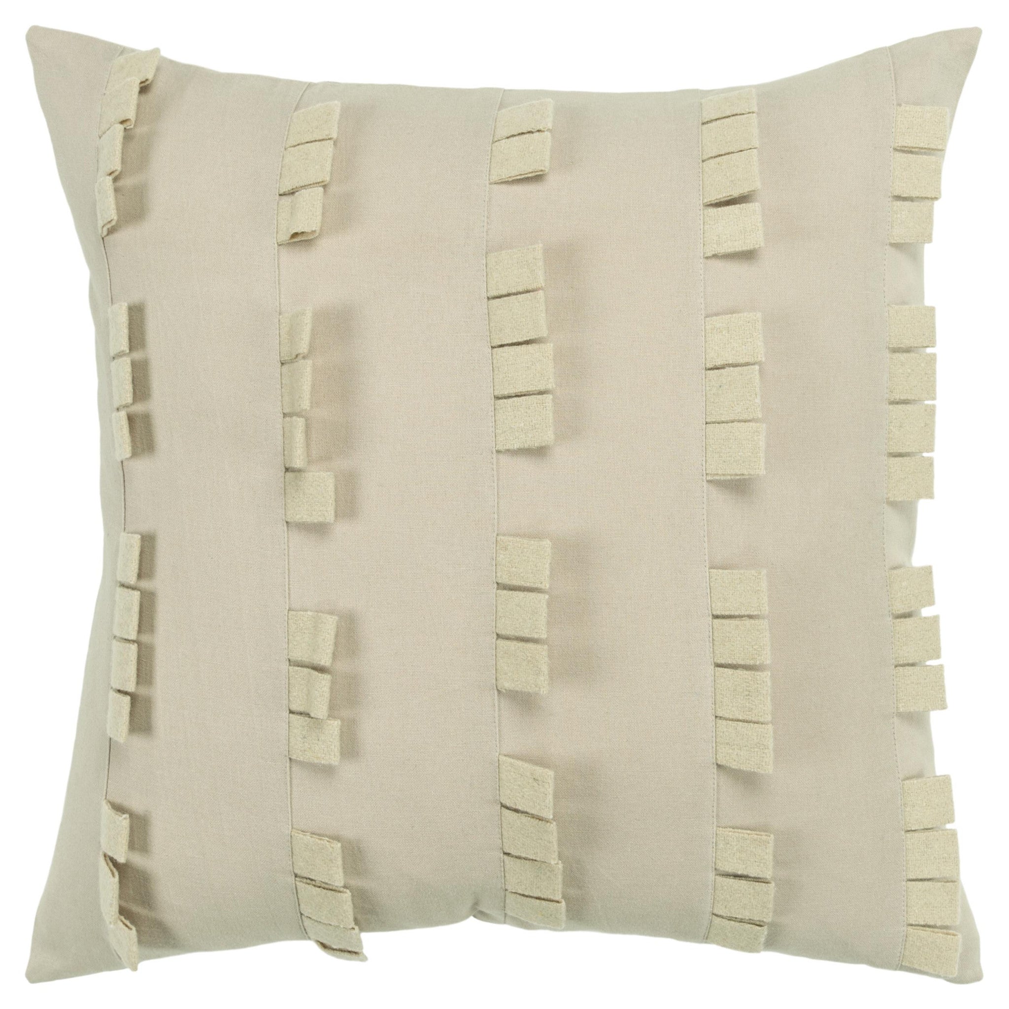 20" Ivory Cotton Pillow