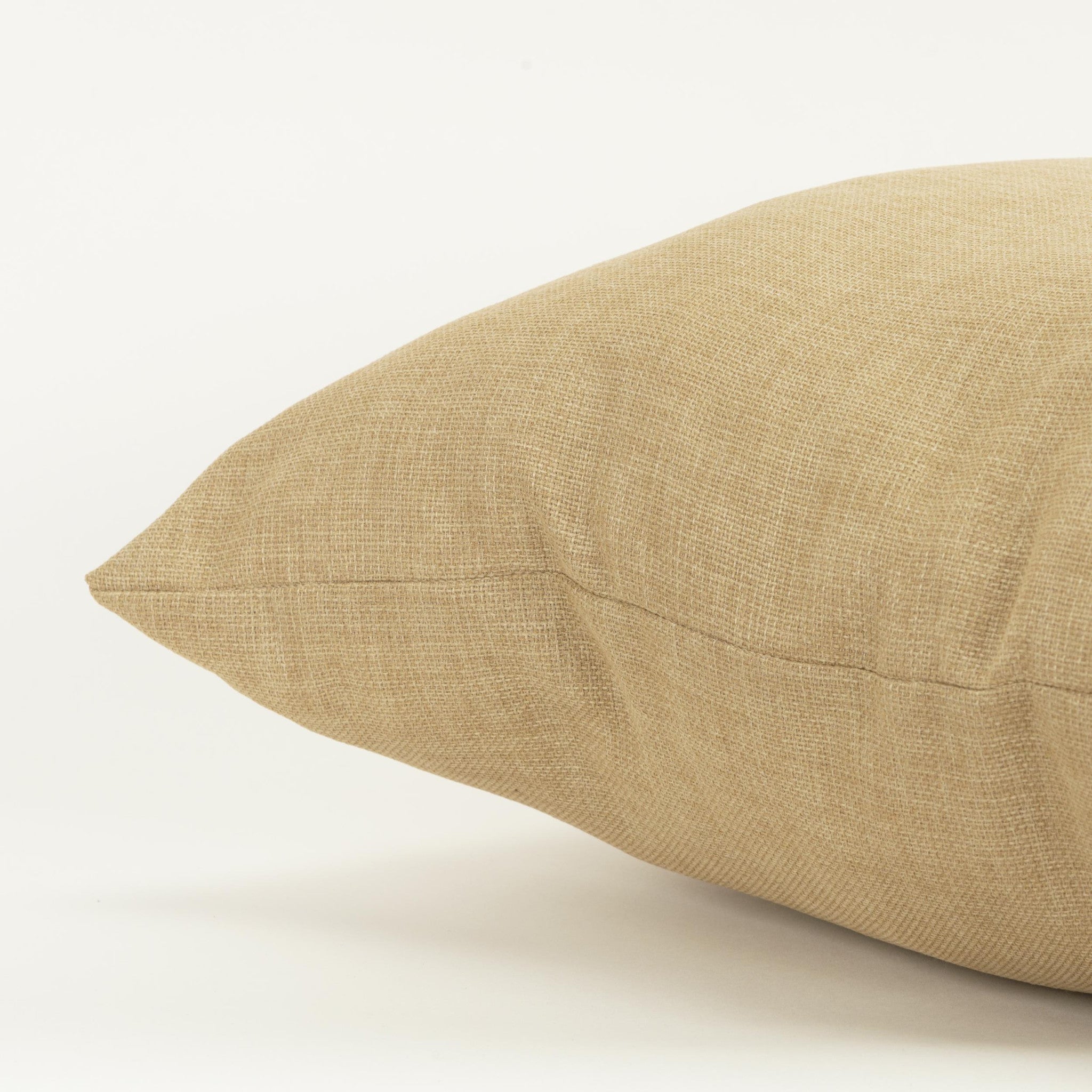 22" Beige Throw Pillow