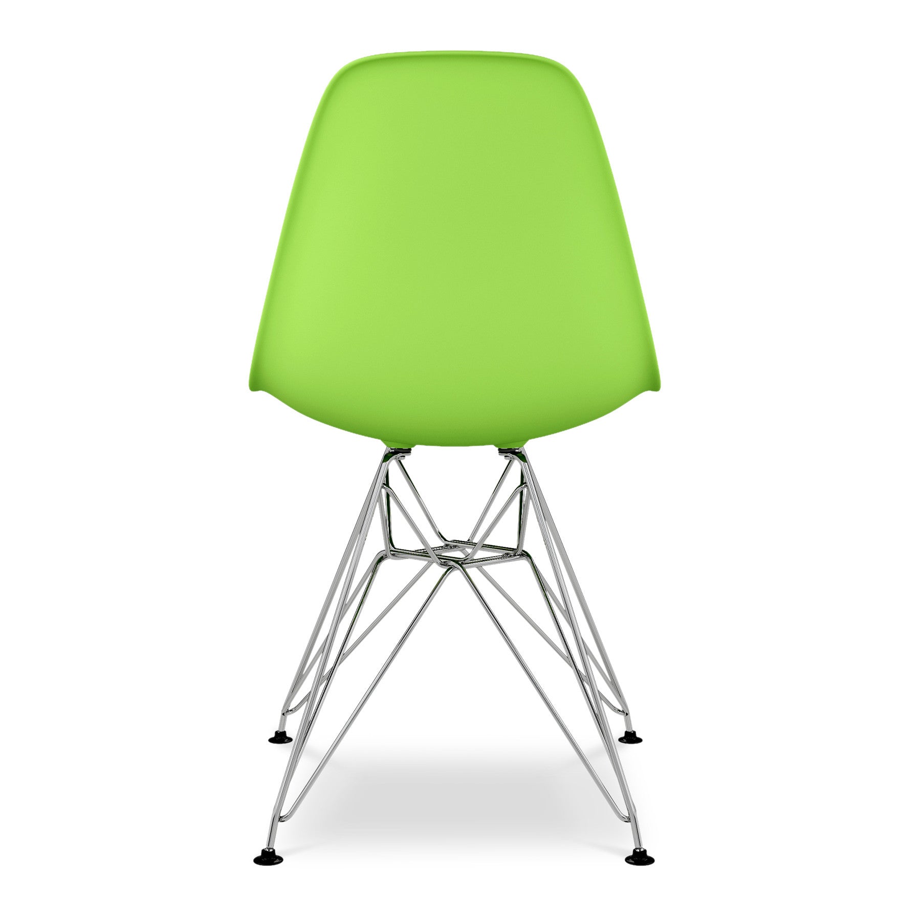 Green And Silver Acrylic Dining Side Chair