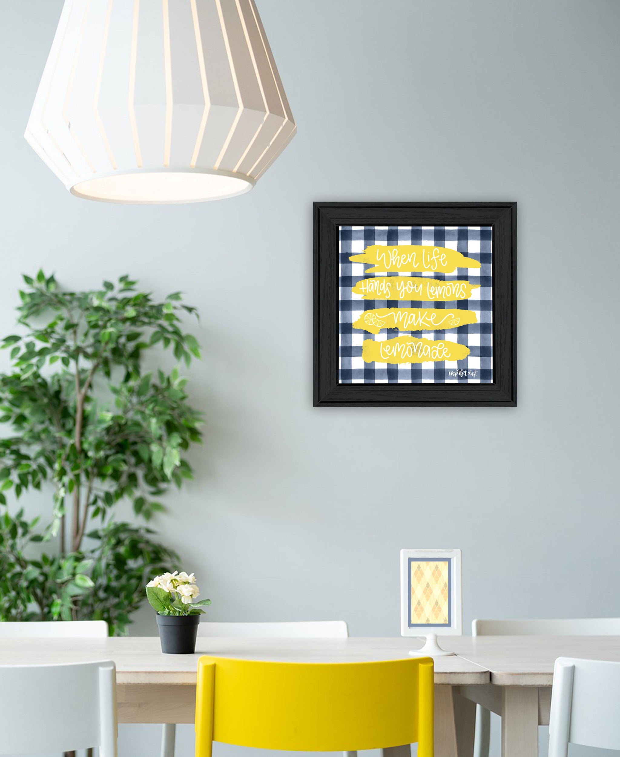 Make Lemonade Black Framed Print Wall Art