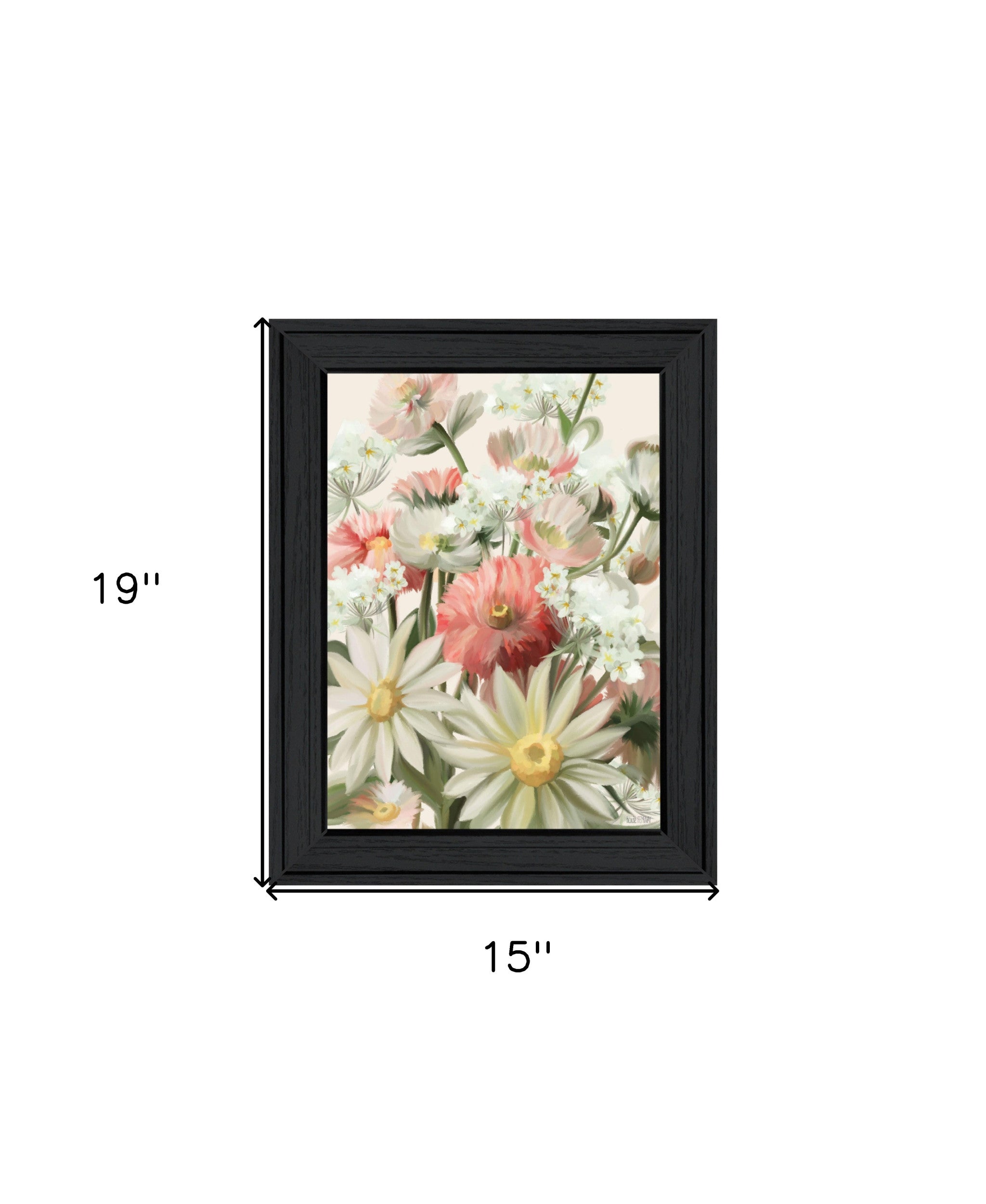 Summer Wildflowers For You Black Framed Print Wall Art