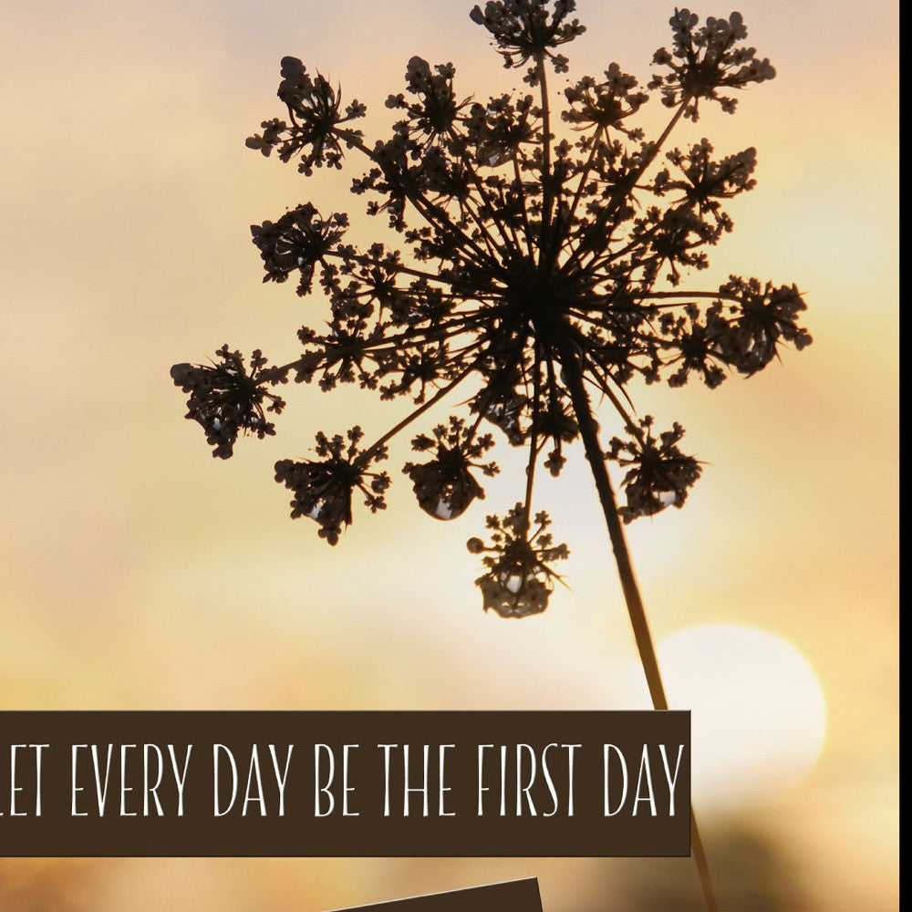 The First Day Black Framed Print Wall Art