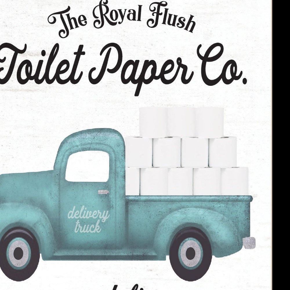 Toilet Paper Co Black Framed Print Bathroom Wall Art