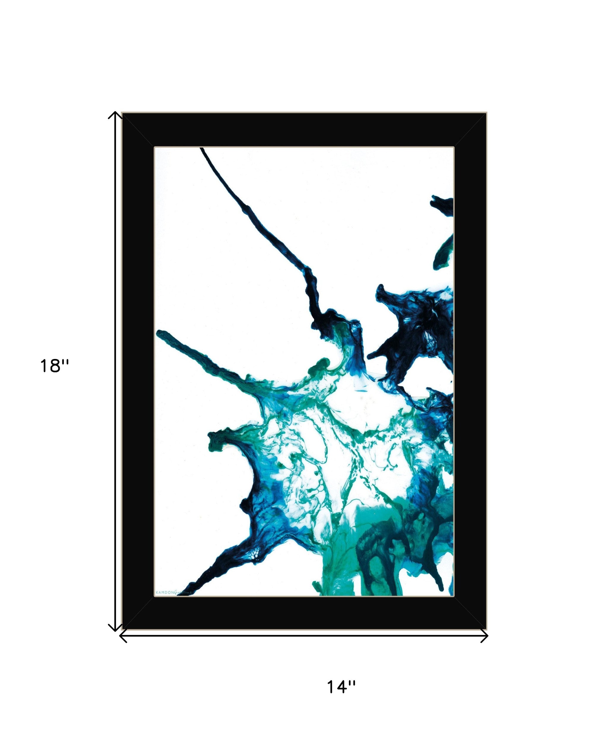 Ocean Living Black Framed Print Wall Art