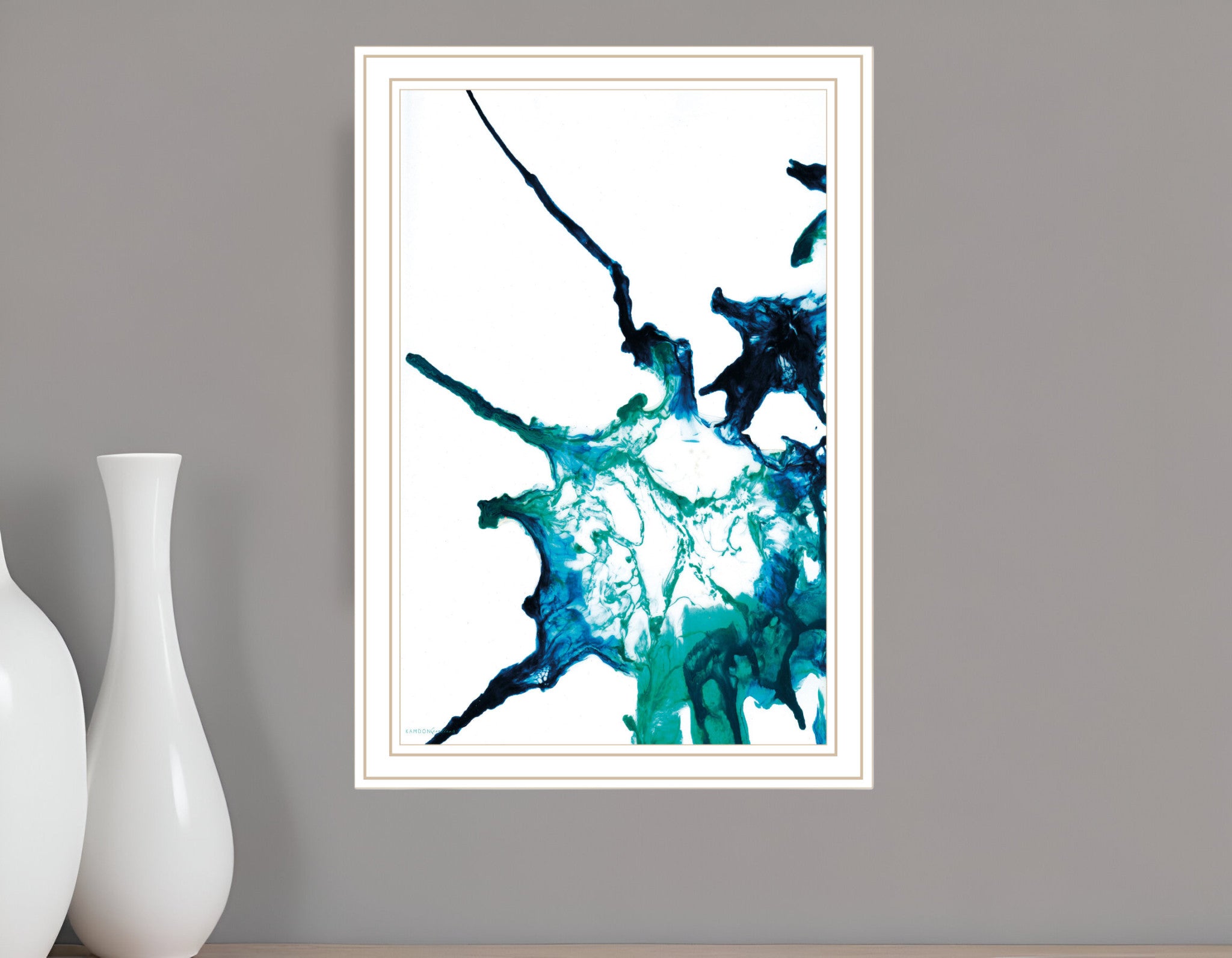 Ocean Living Black Framed Print Wall Art