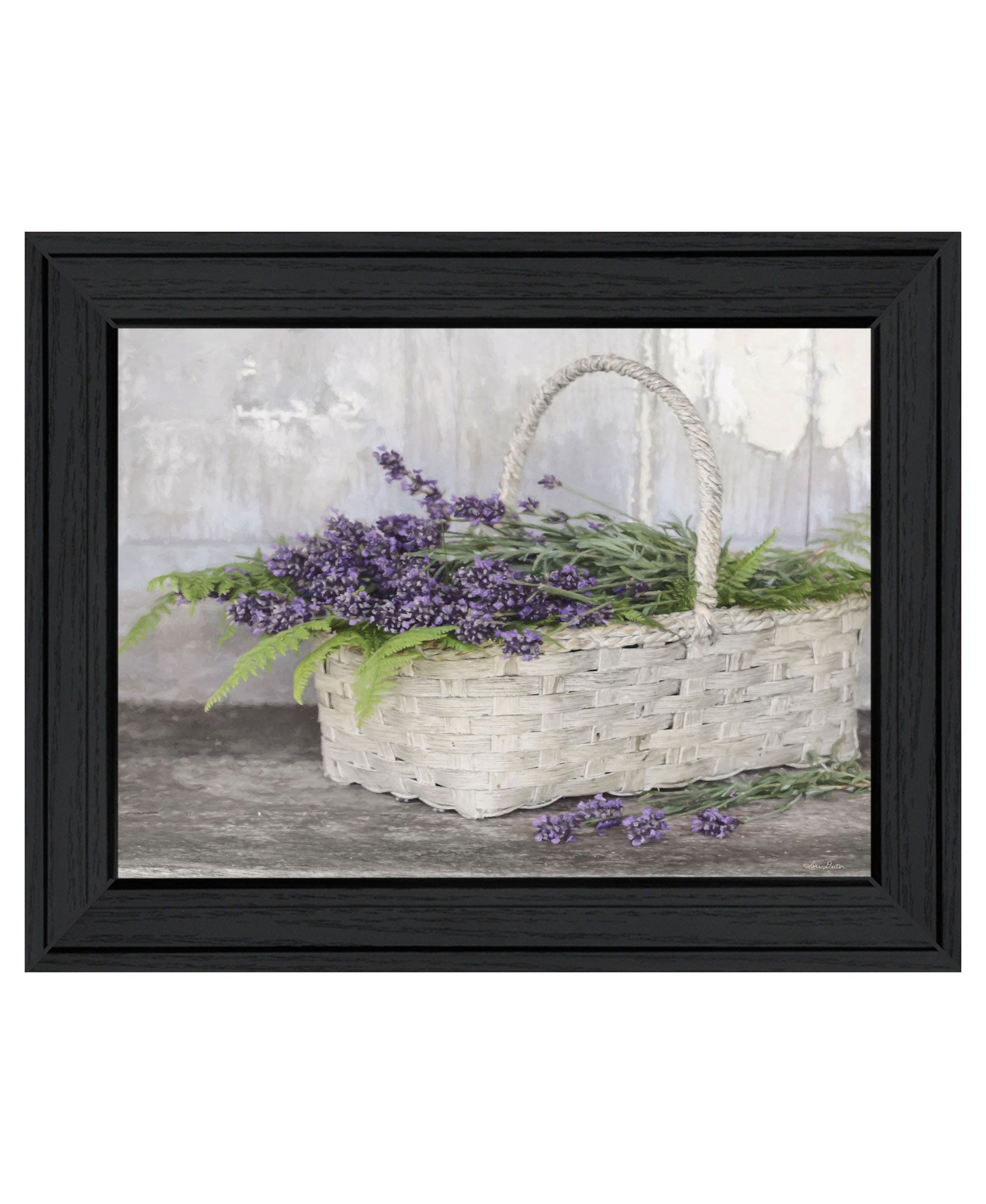 My Lavender Black Framed Print Wall Art