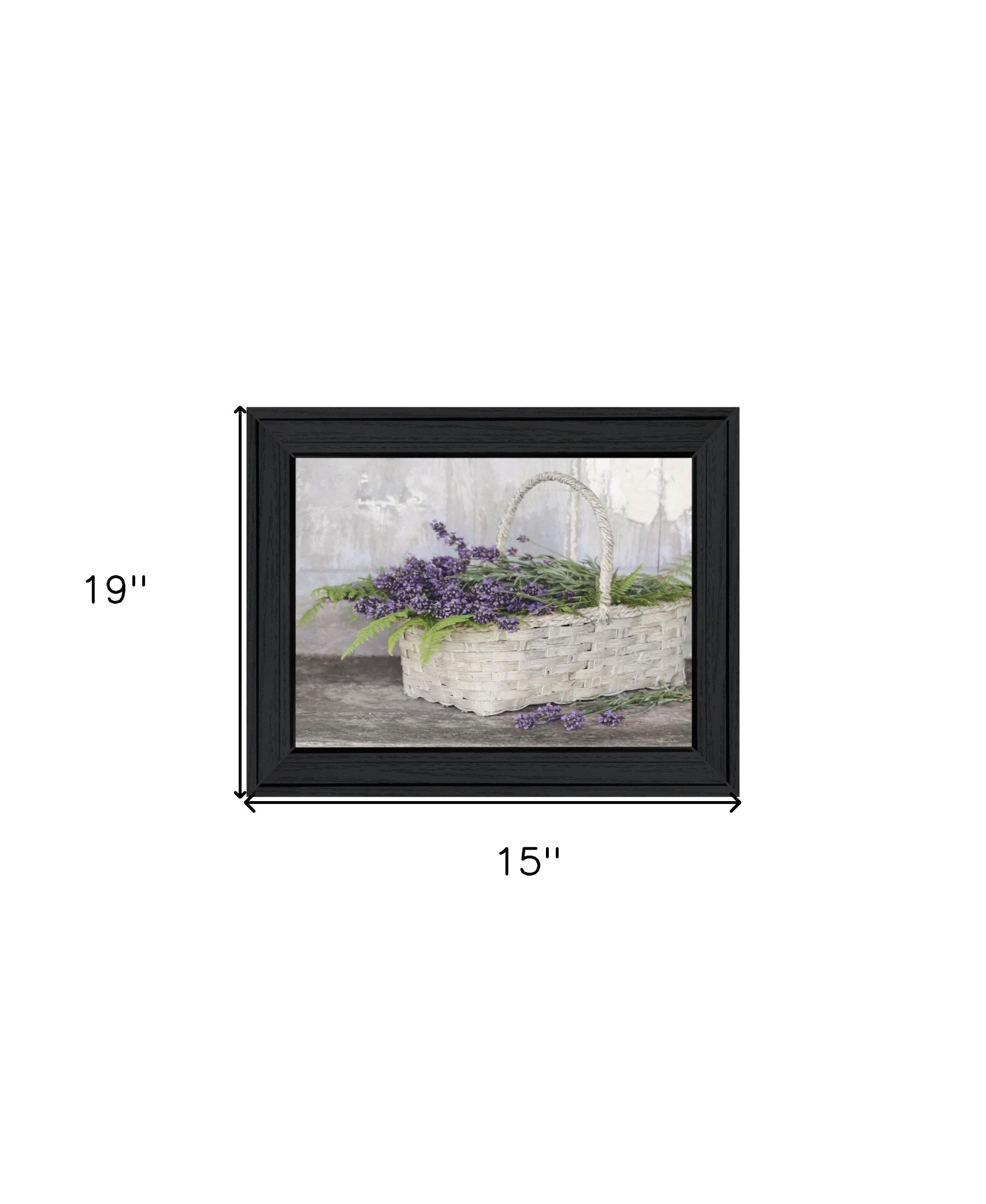 My Lavender Black Framed Print Wall Art